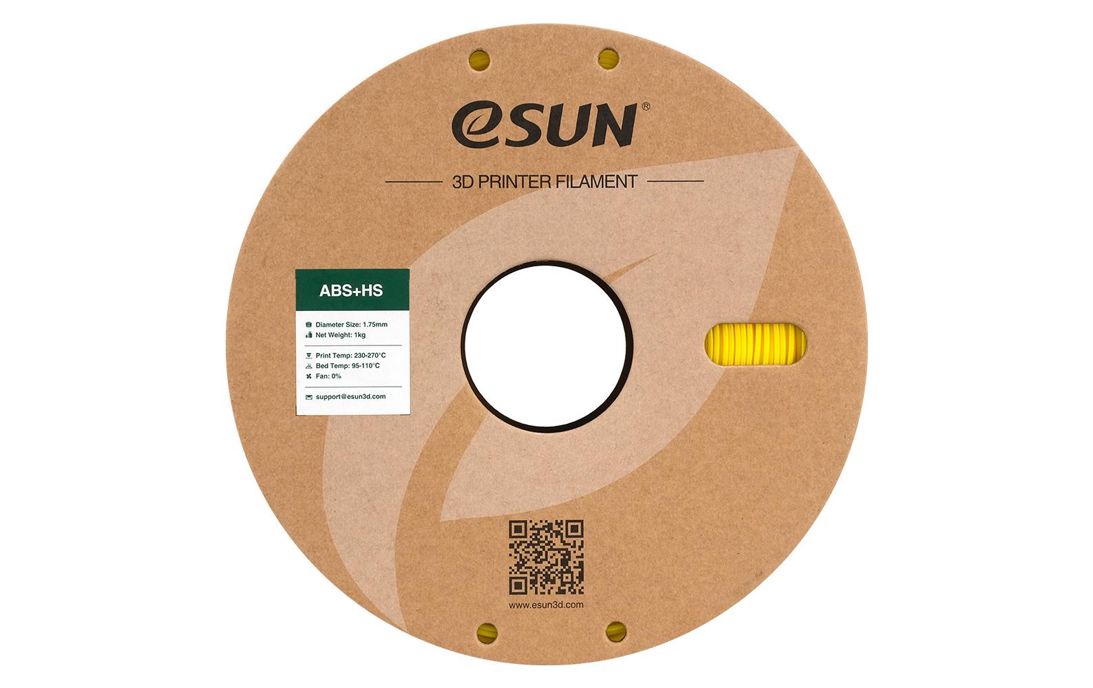 eSUN 3D-Drucker-Filament ABS 1,75 mm Gelb, 1 kg