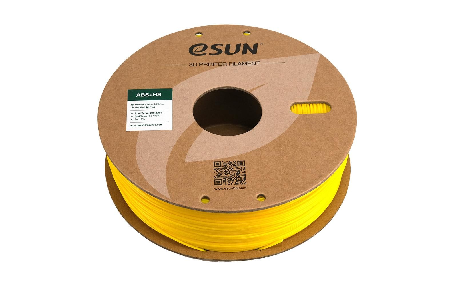 eSUN 3D-Drucker-Filament ABS 1,75 mm Gelb, 1 kg
