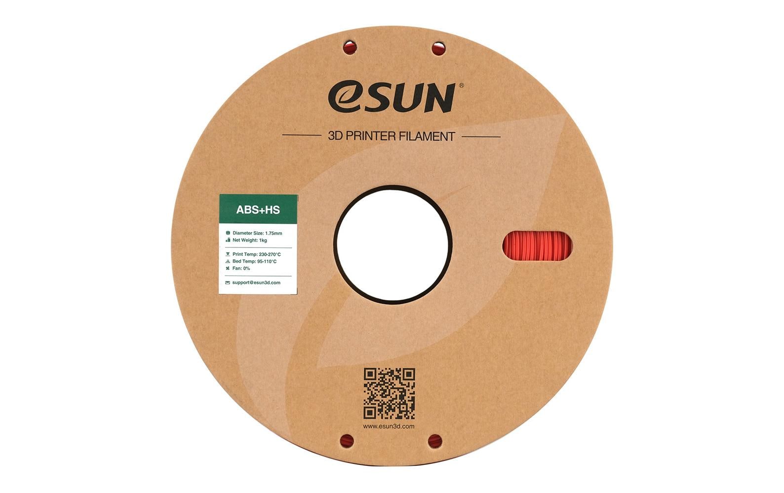 eSUN 3D-Drucker-Filament ABS 1,75 mm Rot, 1 kg