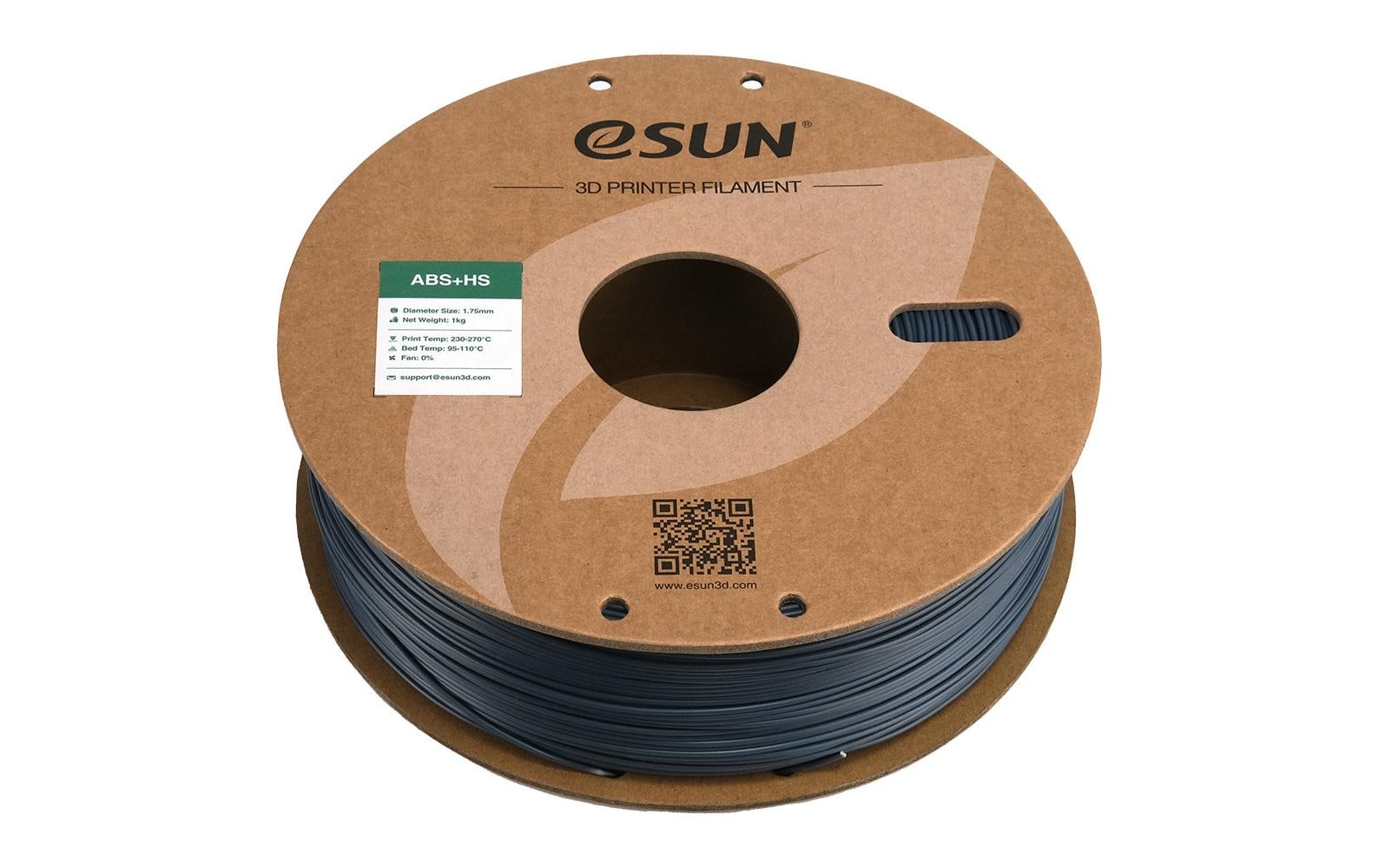 eSUN 3D-Drucker-Filament ABS 1,75 mm Grau, 1 kg