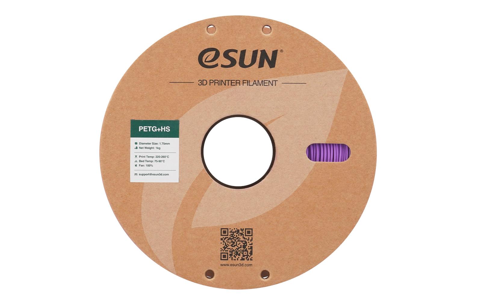 eSun 3D-Drucker-Filament PETG 1,75 mm Violett, 1 kg