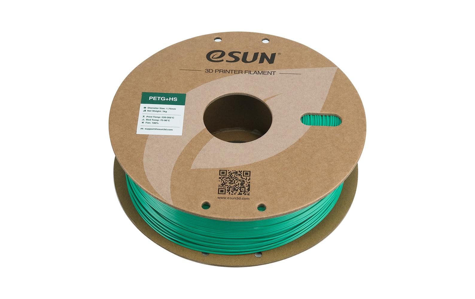 eSUN 3D-Drucker-Filament PETG 1,75 mm Grün, 1 kg