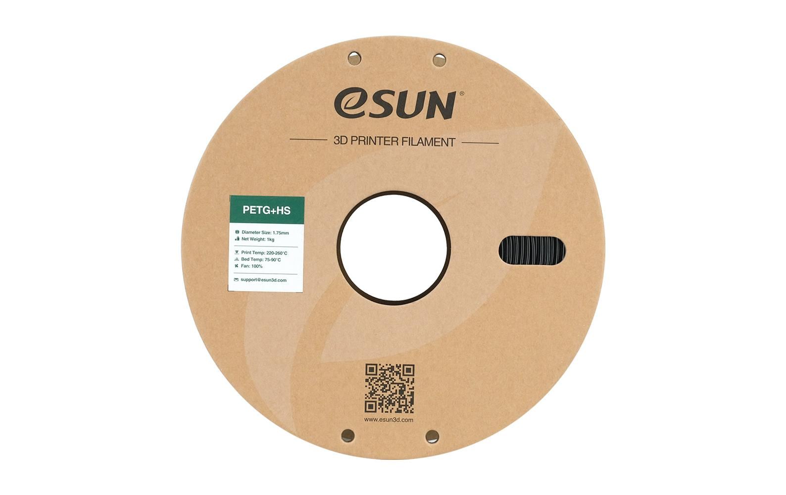 eSUN 3D-Drucker-Filament PETG 1,75 mm Weiss, 1 kg