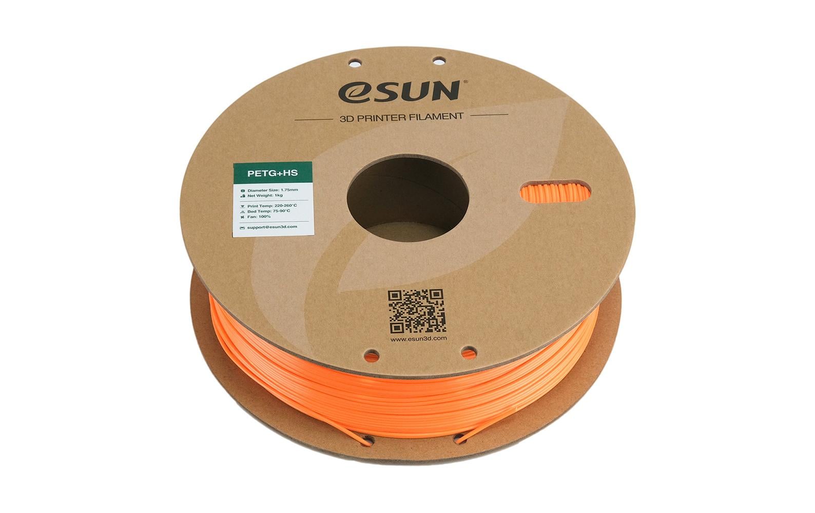 eSUN 3D-Drucker-Filament PETG 1,75 mm Orange, 1 kg