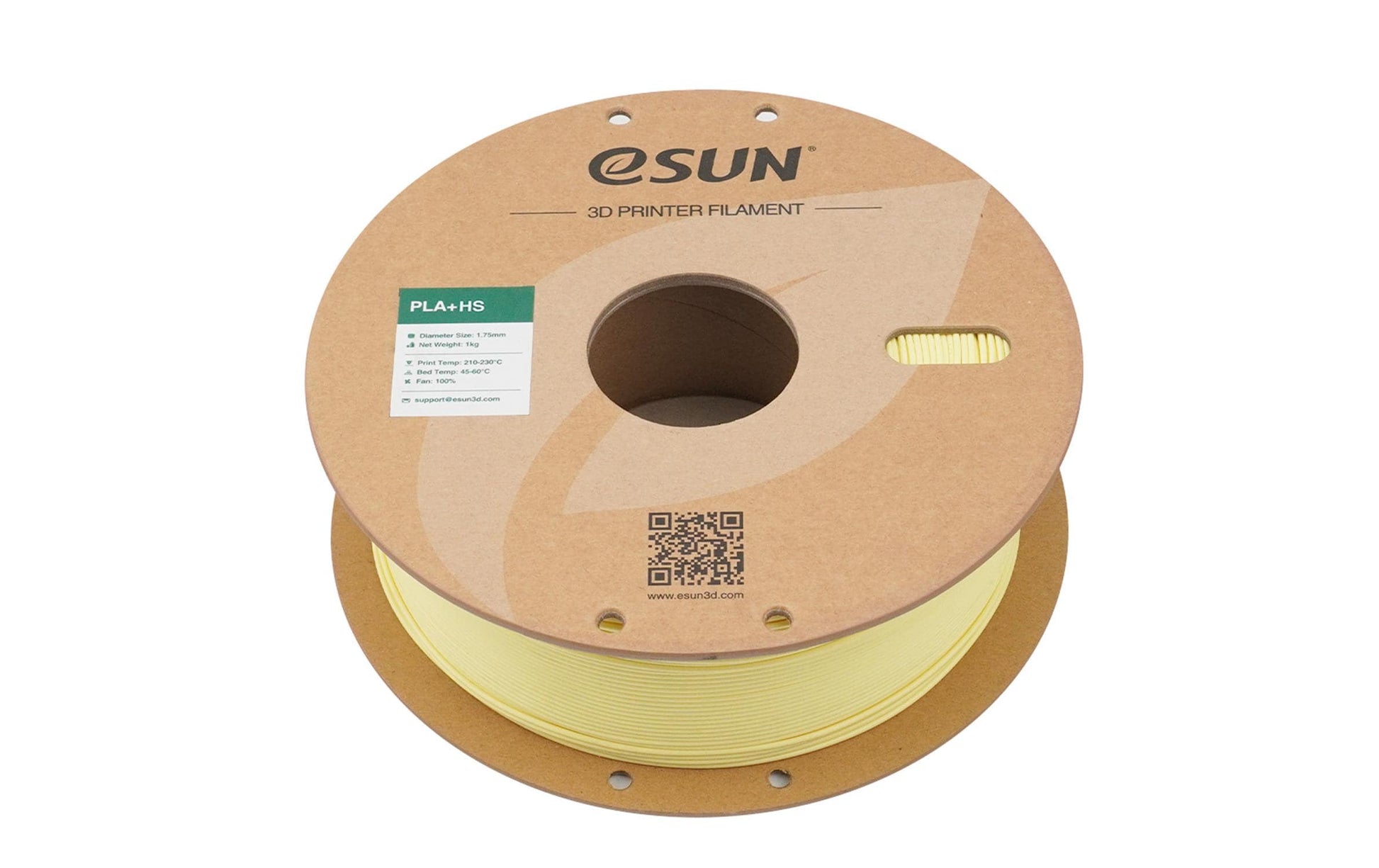 eSUN 3D-Drucker-Filament HS PLA+ 1,75 mm Gelb, 1 kg