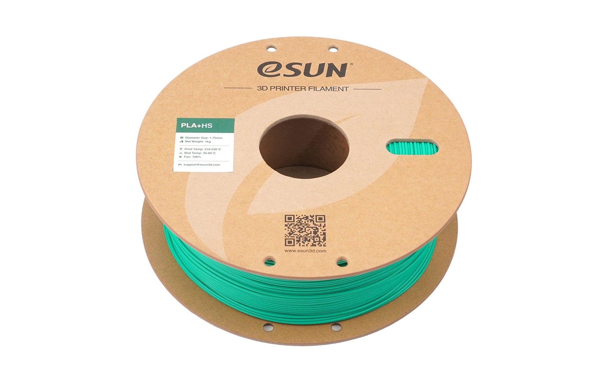 eSUN 3D-Drucker-Filament PLA+ HS 1,75 mm Jade, 1 kg
