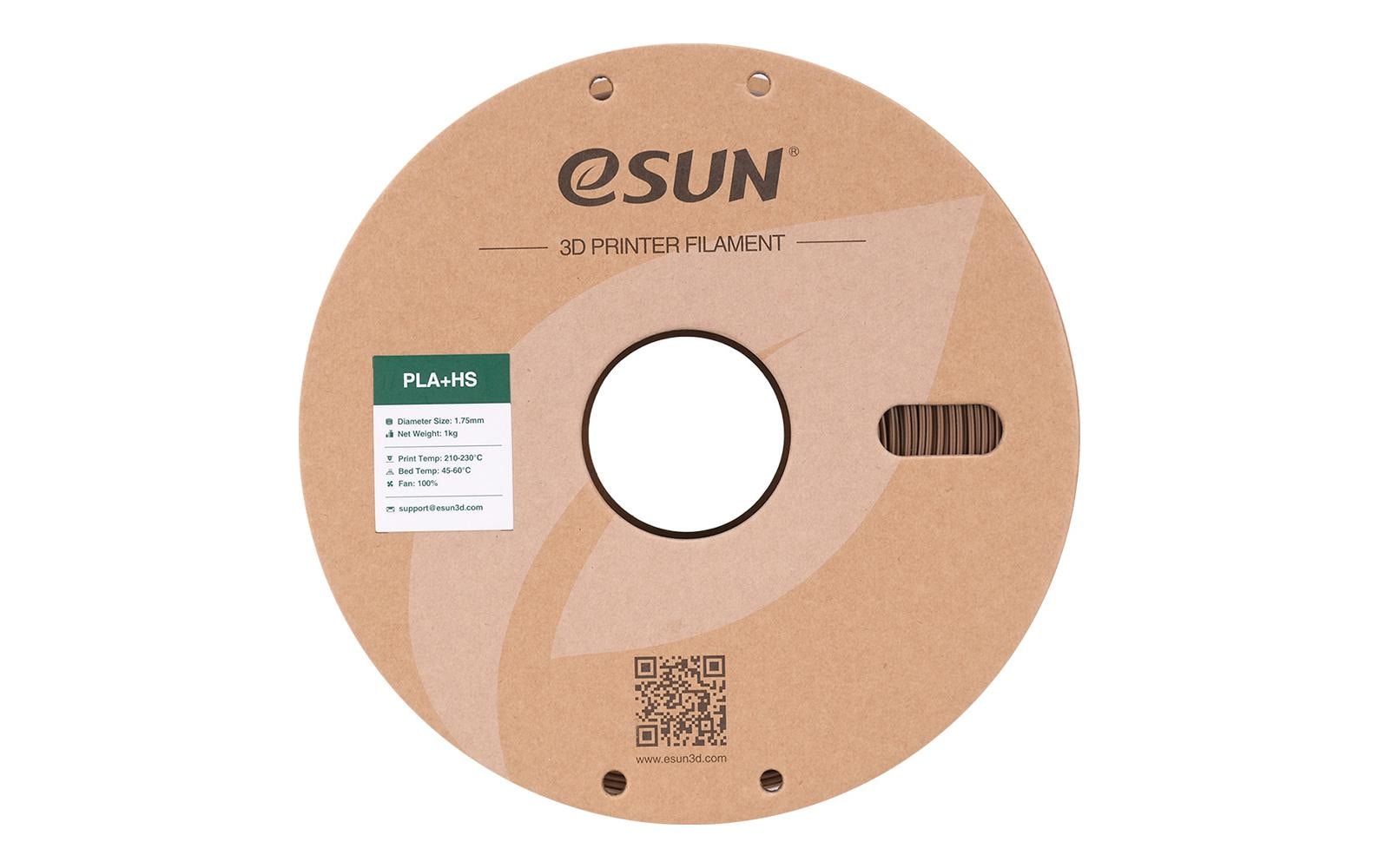eSUN 3D-Drucker-Filament PLA 1,75 mm Braun, 1 kg