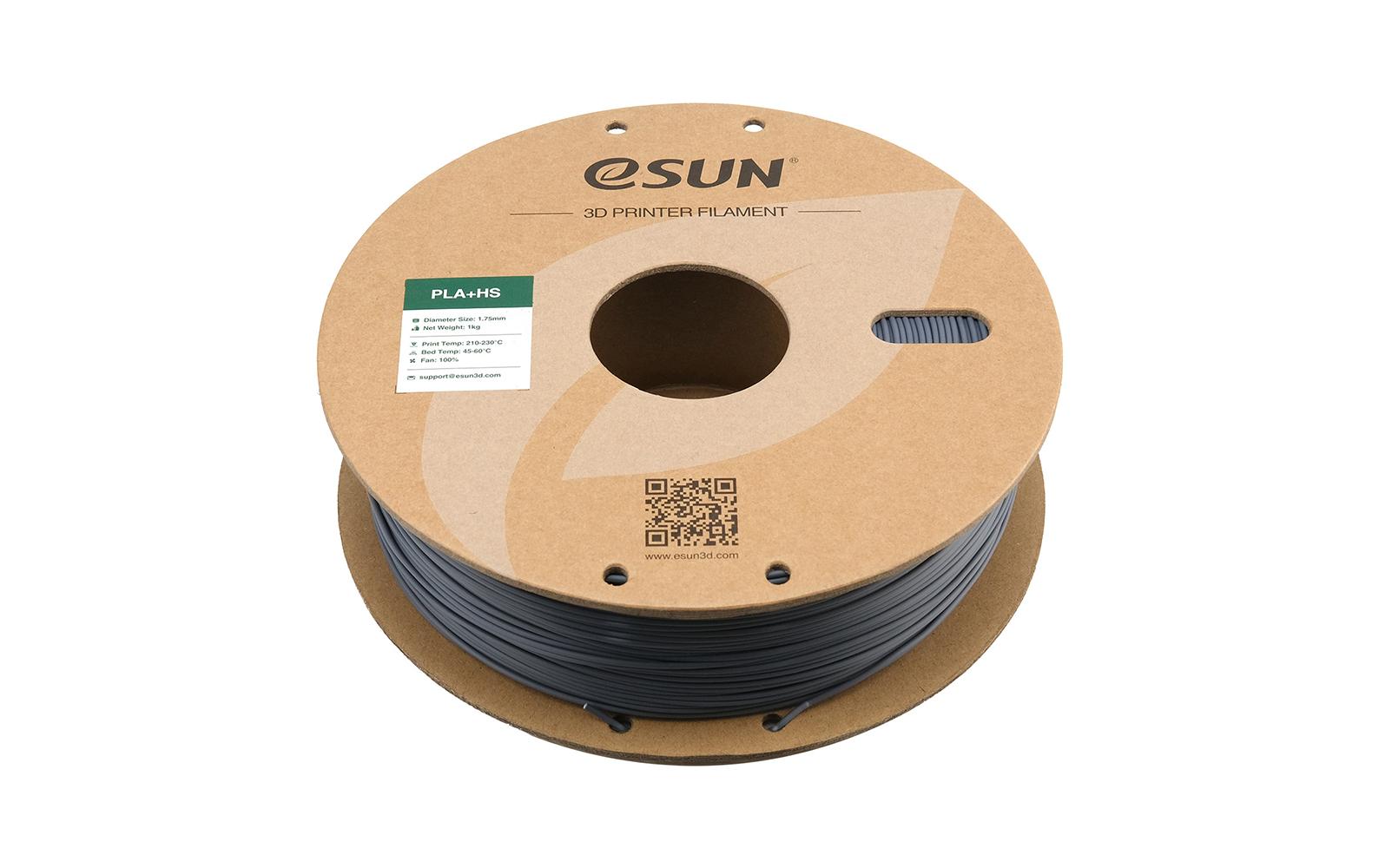 eSUN 3D-Drucker-Filament PLA 1,75 mm Grau, 1 kg