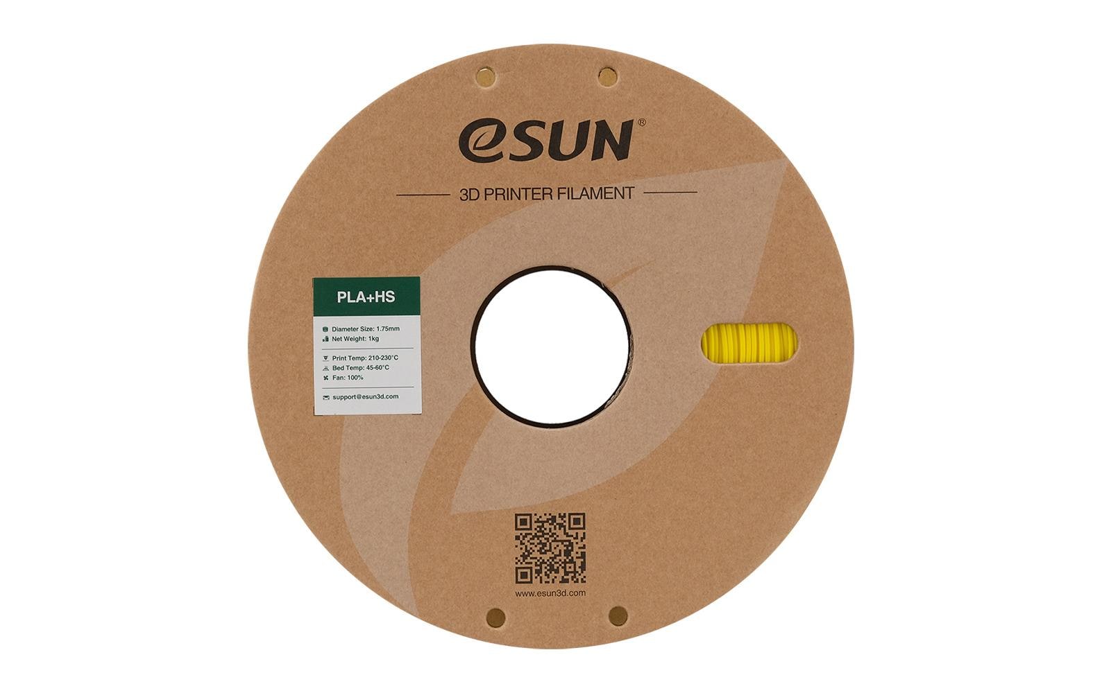 eSUN Filament PLA+ HS – 1,75 mm, 1 kg – Gelb