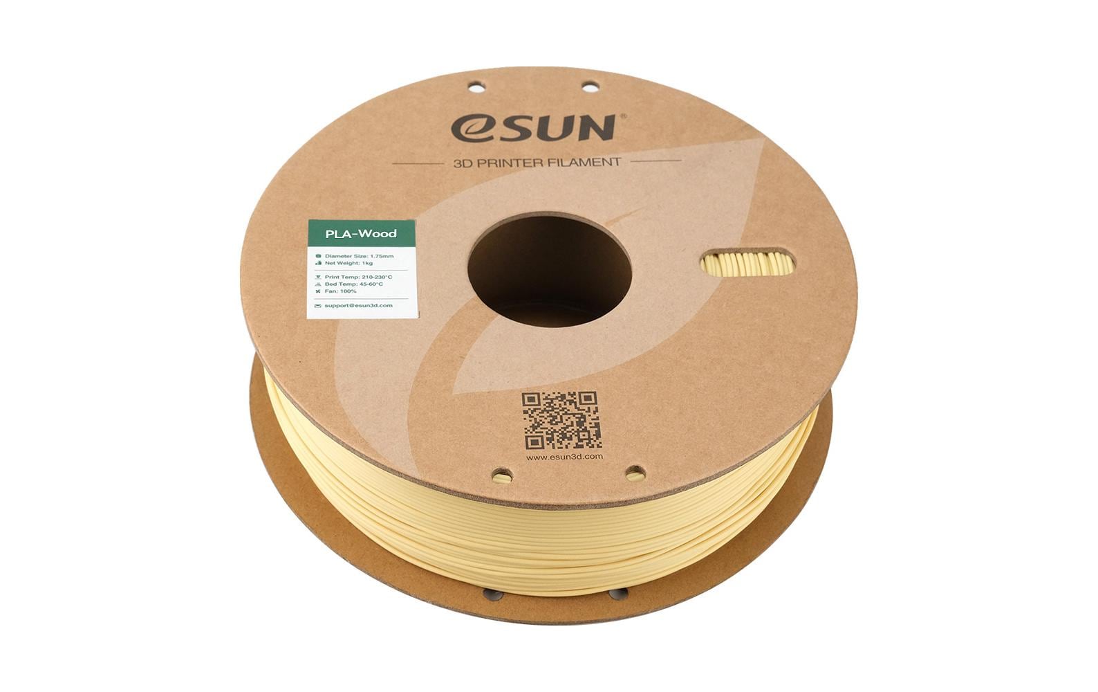 eSUN Filament PLA+ Holz – 1,75 mm, 1 kg – Gold, 1 Stück