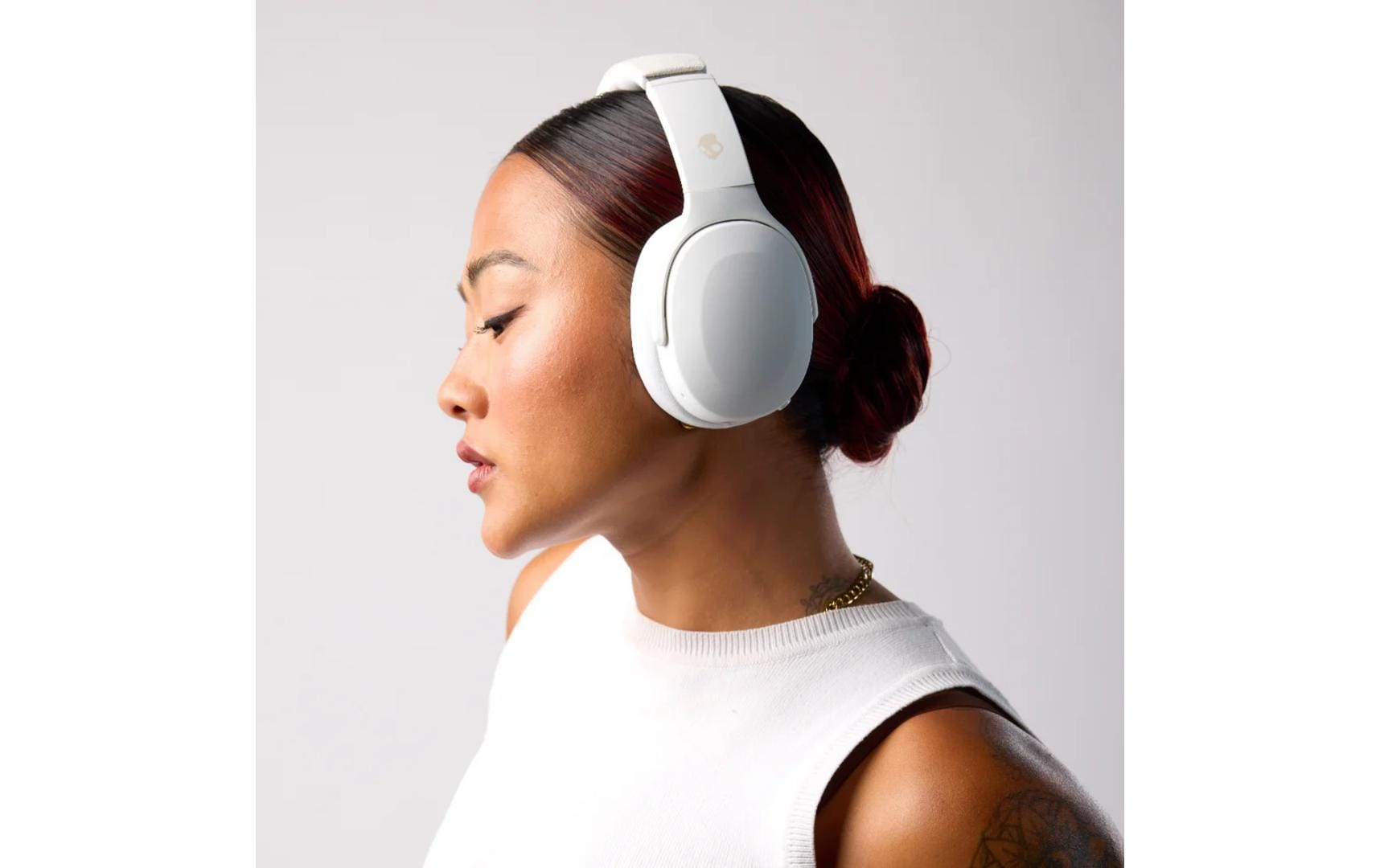 Skullcandy Crusher Evo – Over-Ear Bluetooth Kopfhörer – geschlossen – Weiss – bis 40 h