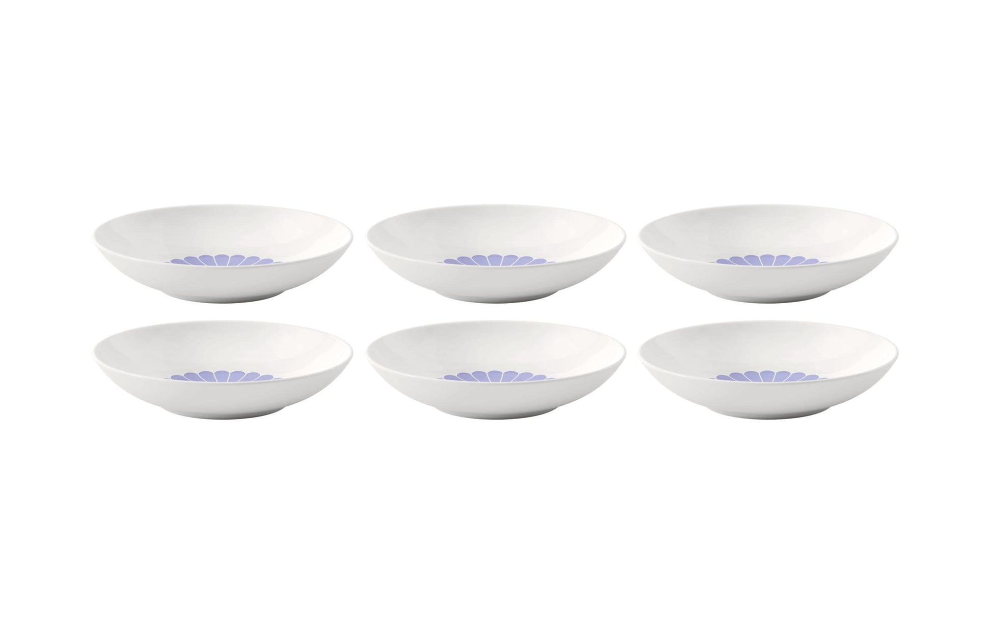 Villeroy & Boch Dessertschale – Porzellan, Blau, 6 Stück
