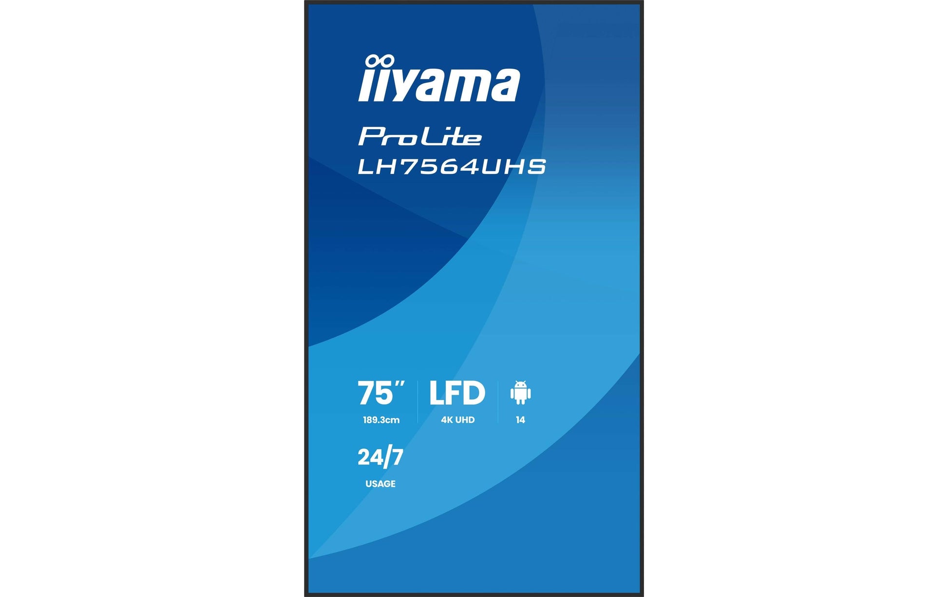 iiyama ProLite – Signage-Display, 75", Ultra HD 4K, 500 cd/m², VA