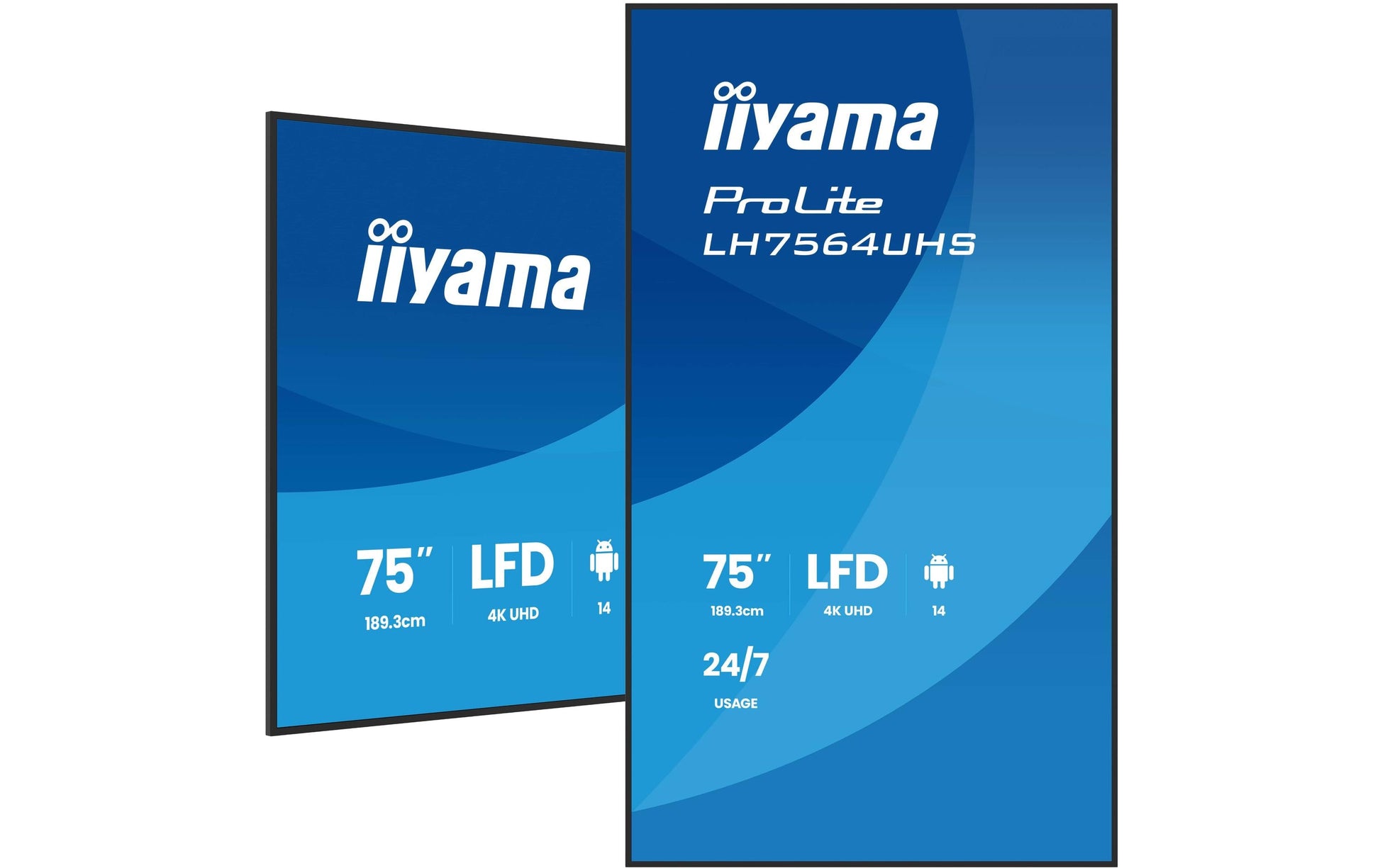 iiyama ProLite – Signage-Display, 75", Ultra HD 4K, 500 cd/m², VA