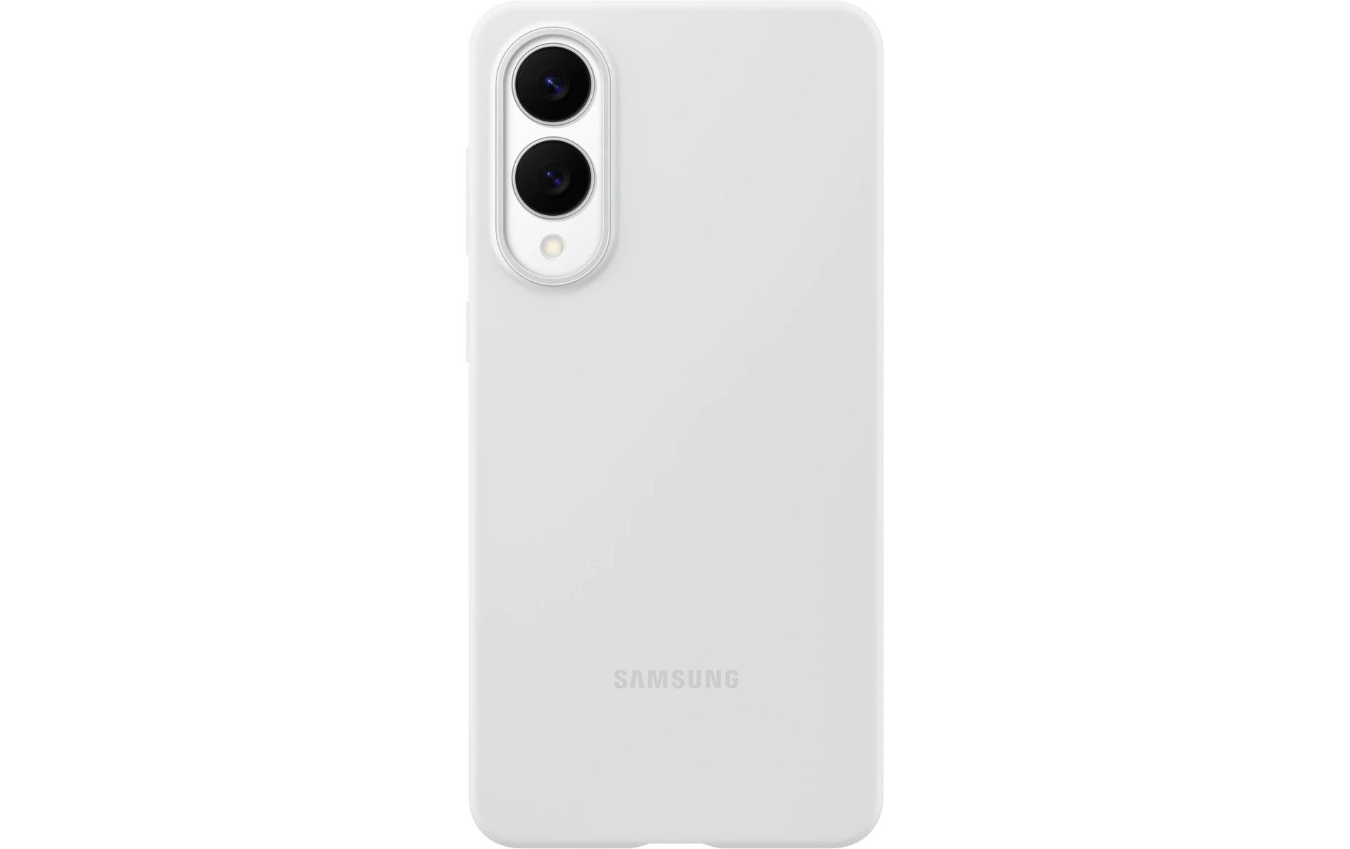 Samsung Silikonhülle – Rückcover – für Samsung Galaxy S25 Edge, Silikon, Hellgrau