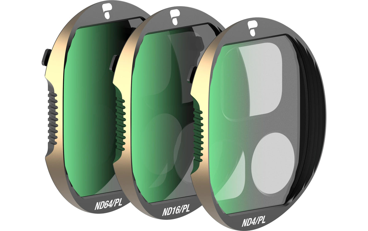 PolarPro Mavic 4 Pro Vivid ND/PL Filter – ND4/PL, ND16/PL, ND64/PL – für Mavic 4 Pro – 3er-Pack
