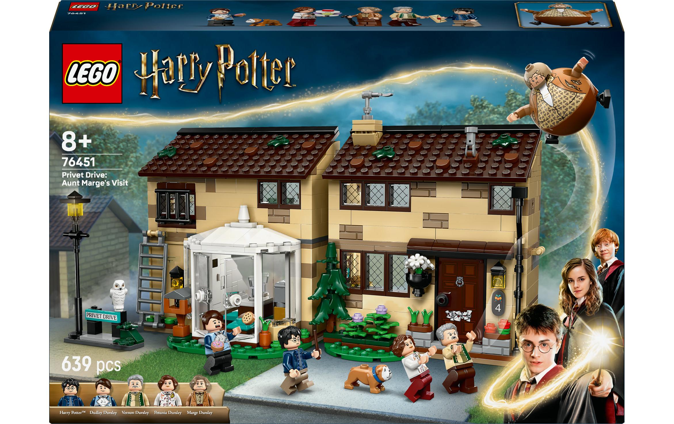 LEGO Ligusterweg: Tante Magda Set – Wizarding World – 26,2 × 7,1 × 38,2 cm – 639 Teile – ab 8 J.
