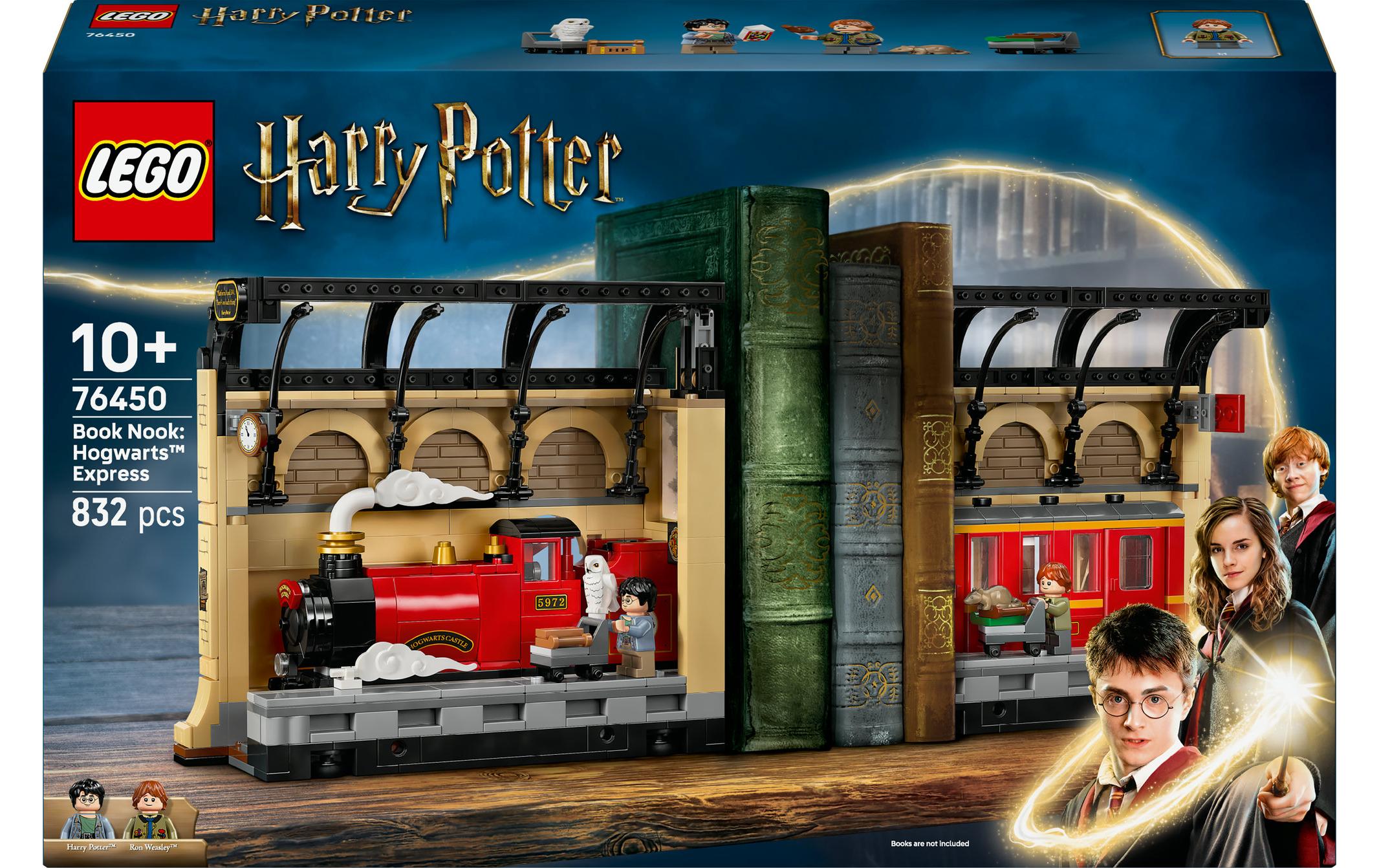 LEGO Hogwarts Express Buchstütze – 832-teilig – 28,2 × 8,8 × 45,6 cm – ab 10 J.