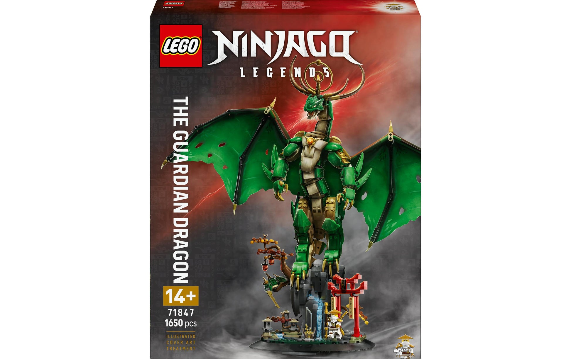 LEGO 3D Puzzle Ninjago Der Wächterdrache – 1650 Teile – 48 × 9,4 × 37,8 cm – ab 14 J.