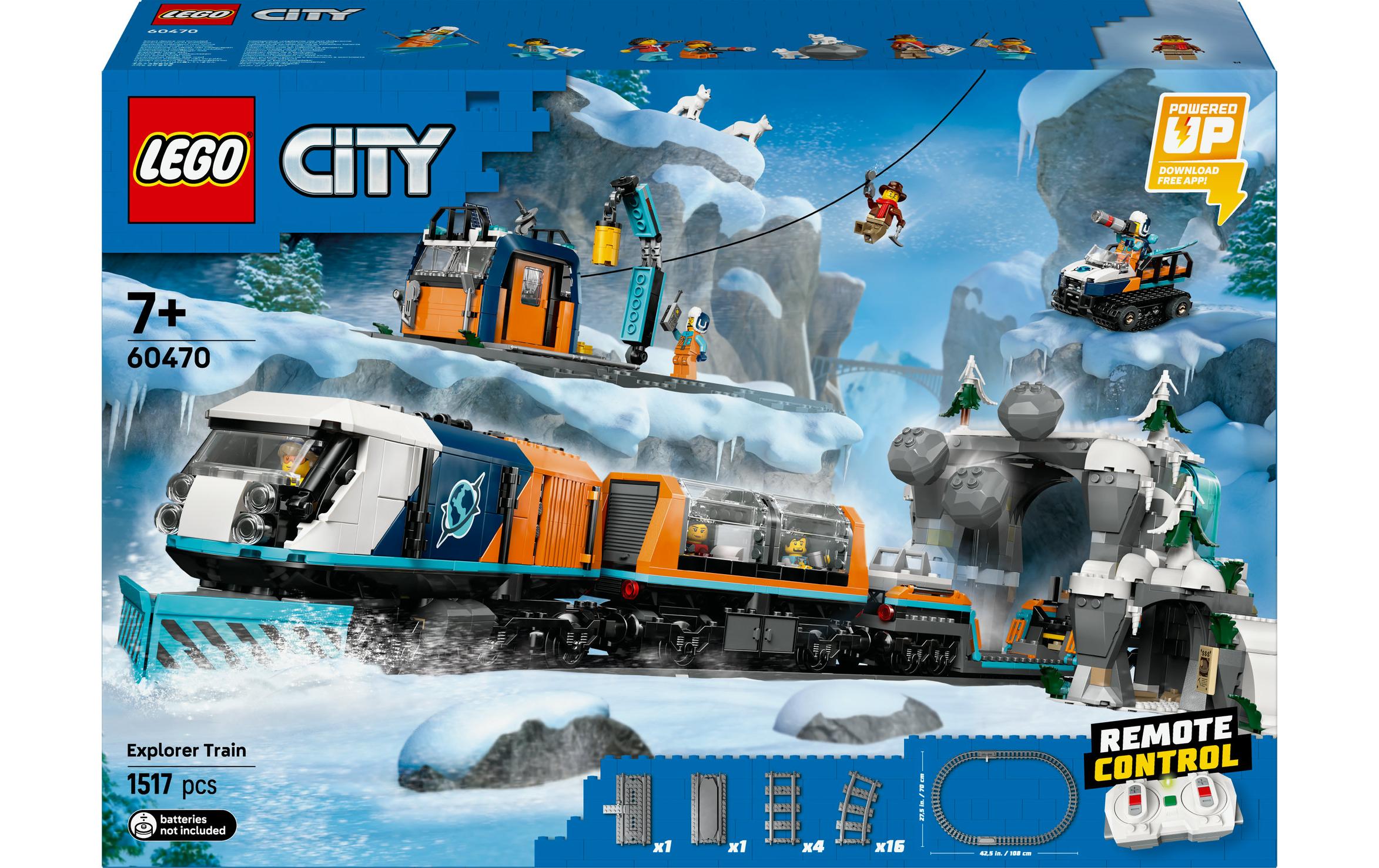LEGO City Arktis-Polarexpress – 1517-teilig – 37,8 × 13,2 × 55,5 cm – ab 7 Jahren