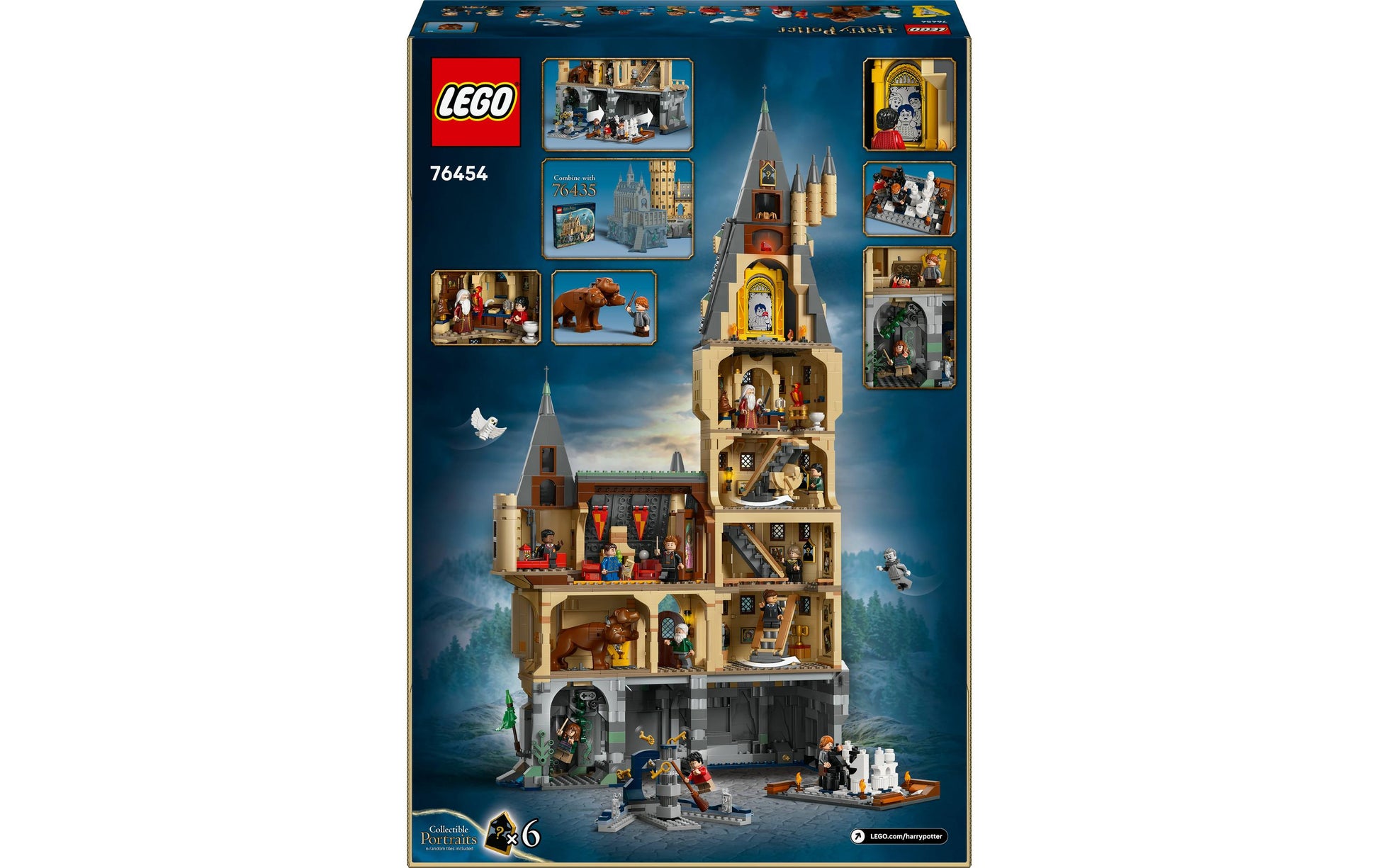 LEGO Schloss Hogwarts – Der Hauptturm 3D-Puzzle – 2135-teilig – ab 10 J.