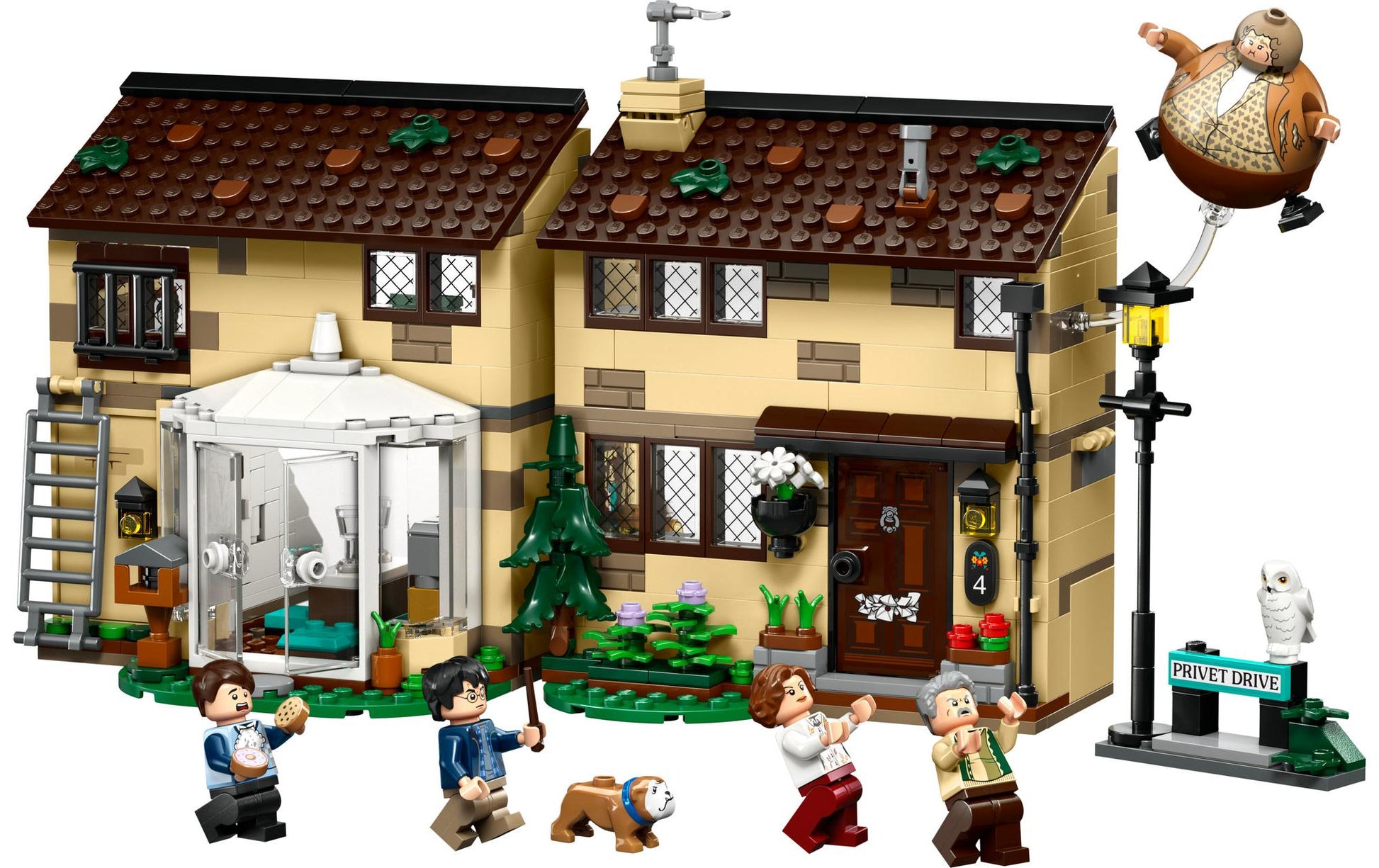 LEGO Ligusterweg: Tante Magda Set – Wizarding World – 26,2 × 7,1 × 38,2 cm – 639 Teile – ab 8 J.
