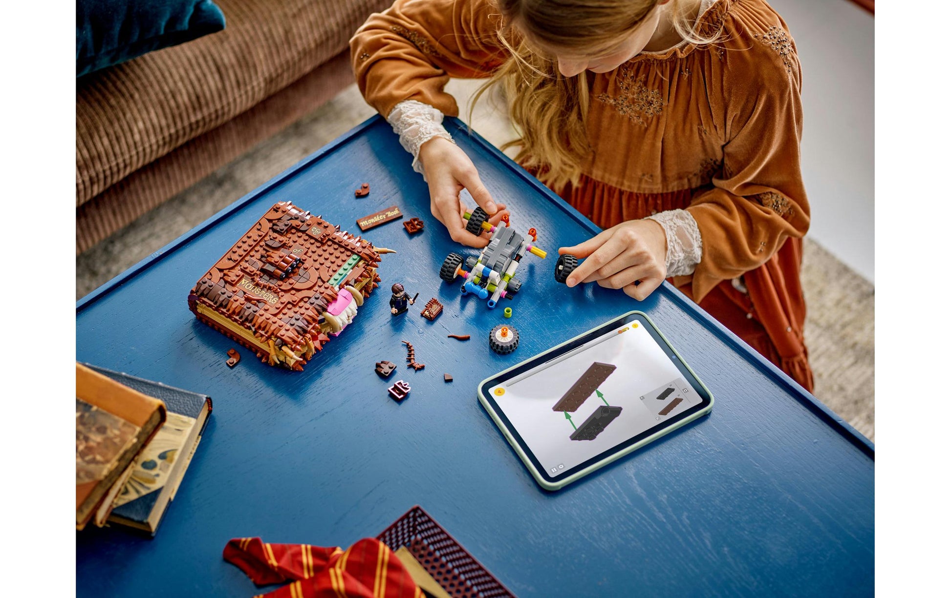 LEGO 3D Puzzle Beissendes Monsterbuch – Wizarding World – 518 Teile – 26,2 × 7,6 × 28,2 cm – ab 9 Jahren