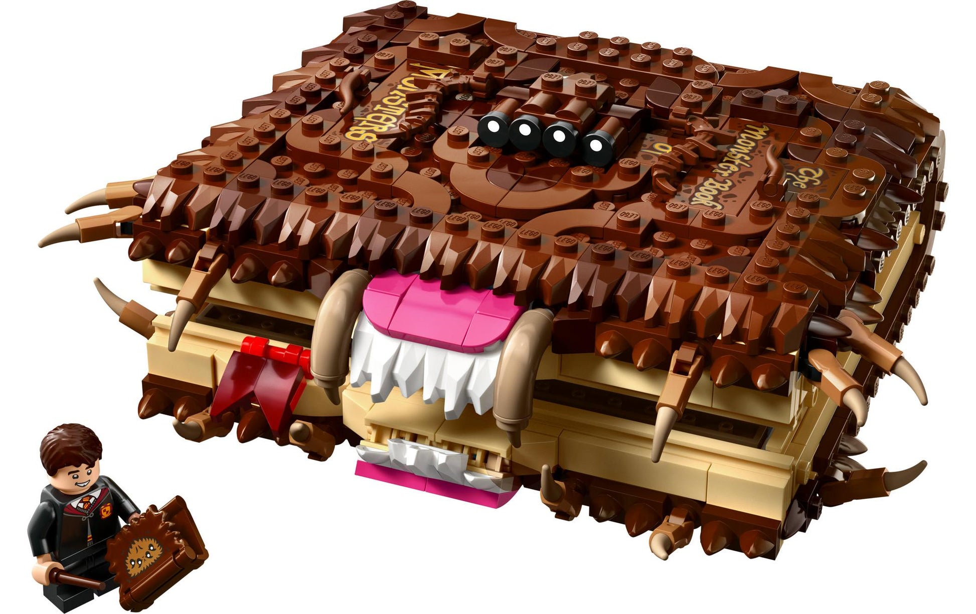 LEGO 3D Puzzle Beissendes Monsterbuch – Wizarding World – 518 Teile – 26,2 × 7,6 × 28,2 cm – ab 9 Jahren