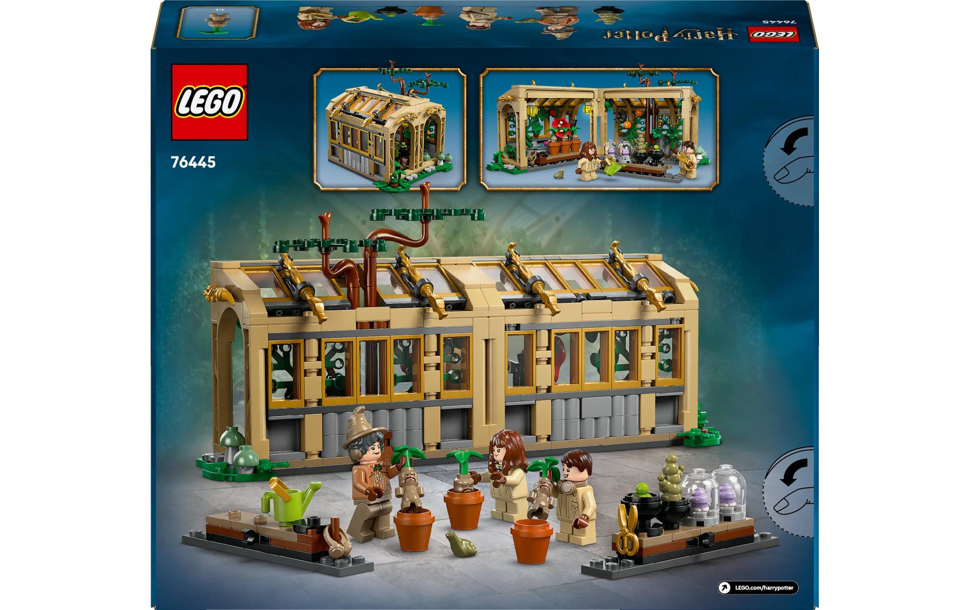 LEGO Harry Potter Hogwarts: Kräuterkundeunterricht Bauset – 390-teilig – 22,2 × 6,2 × 26,2 cm – ab 8 J.