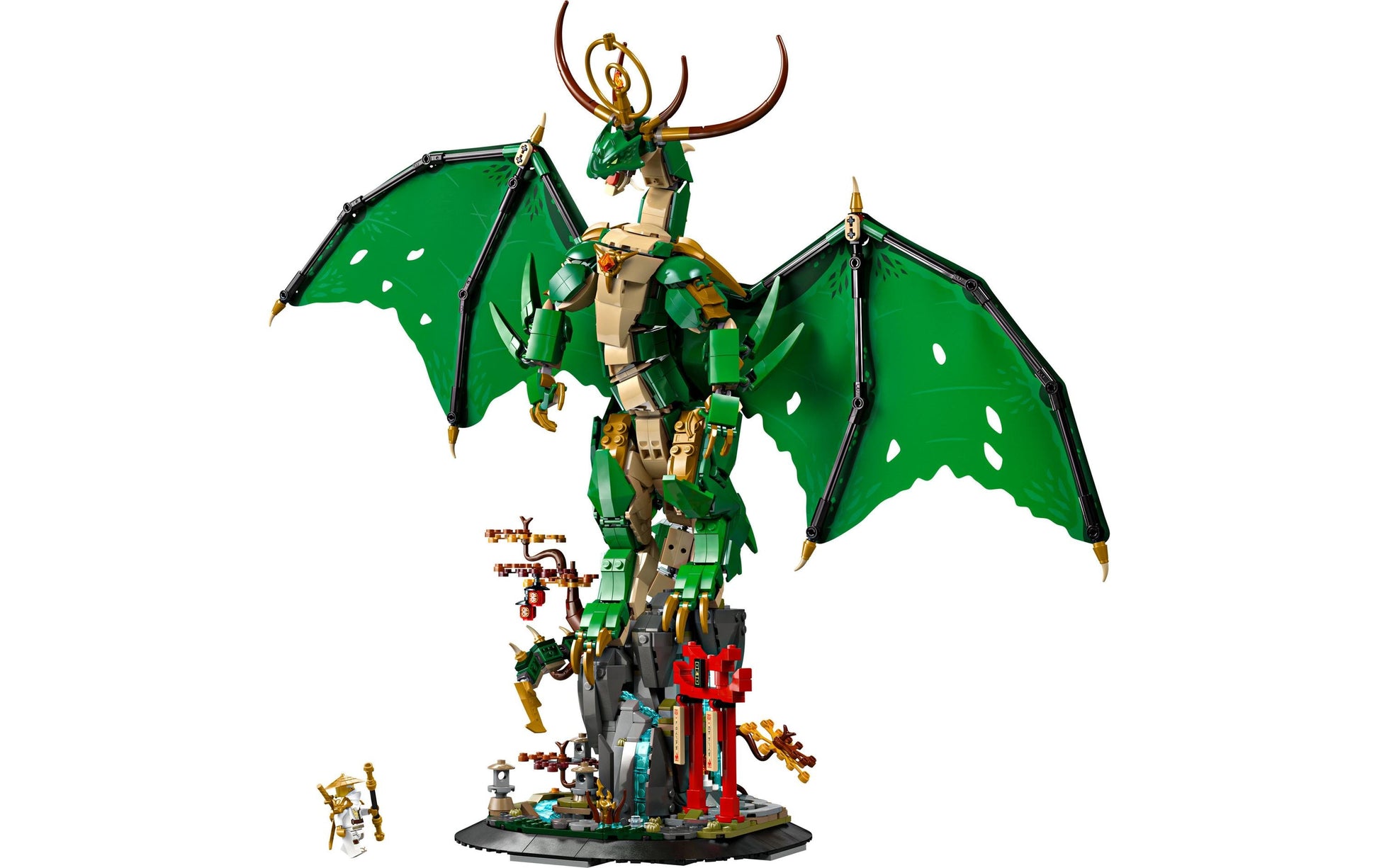 LEGO 3D Puzzle Ninjago Der Wächterdrache – 1650 Teile – 48 × 9,4 × 37,8 cm – ab 14 J.