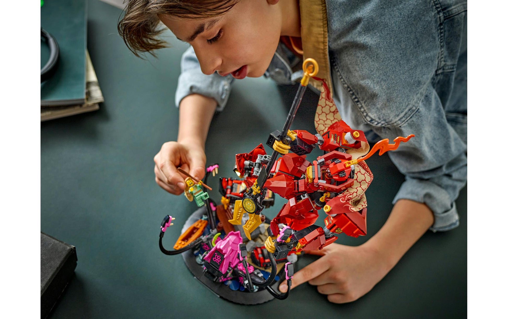 LEGO Der Feuerritter-Mech 3D-Puzzle – Ninjago – 996 Teile – 37,8 × 9,4 × 35,4 cm – ab 14 J.