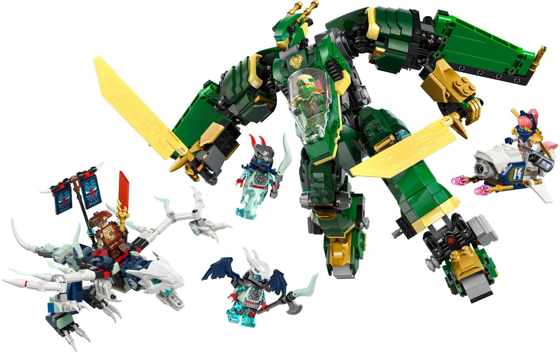 LEGO Lloyds Jet-Mech 3D Puzzle – Ninjago – 1112 Teile – 28,2 × 7,2 × 45,6 cm – ab 9 Jahren