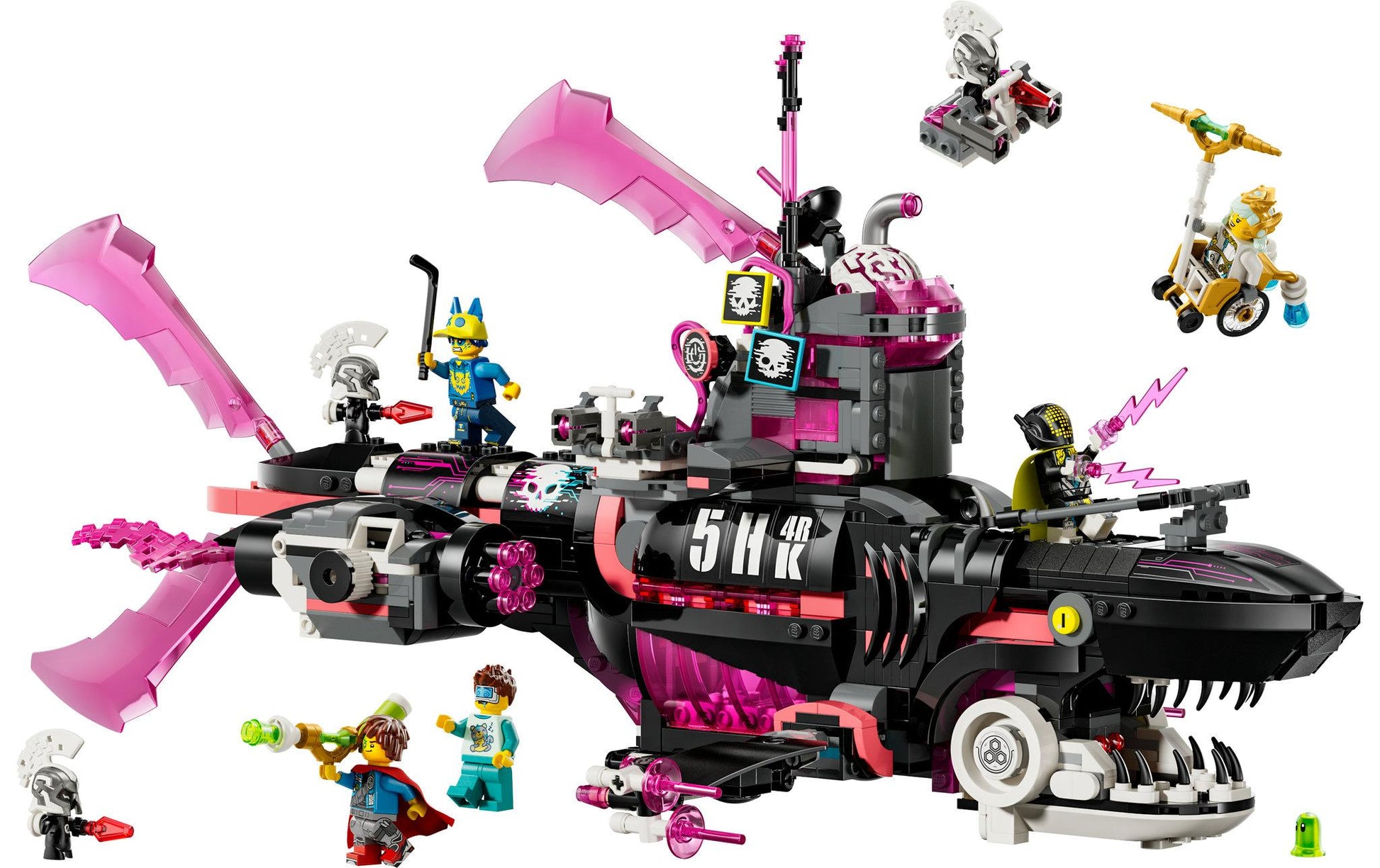 LEGO DREAMZzz Albtraumhai-U-Boot Bauset – 1413-teilig – 37,8 × 9,4 × 48 cm – ab 9 J.