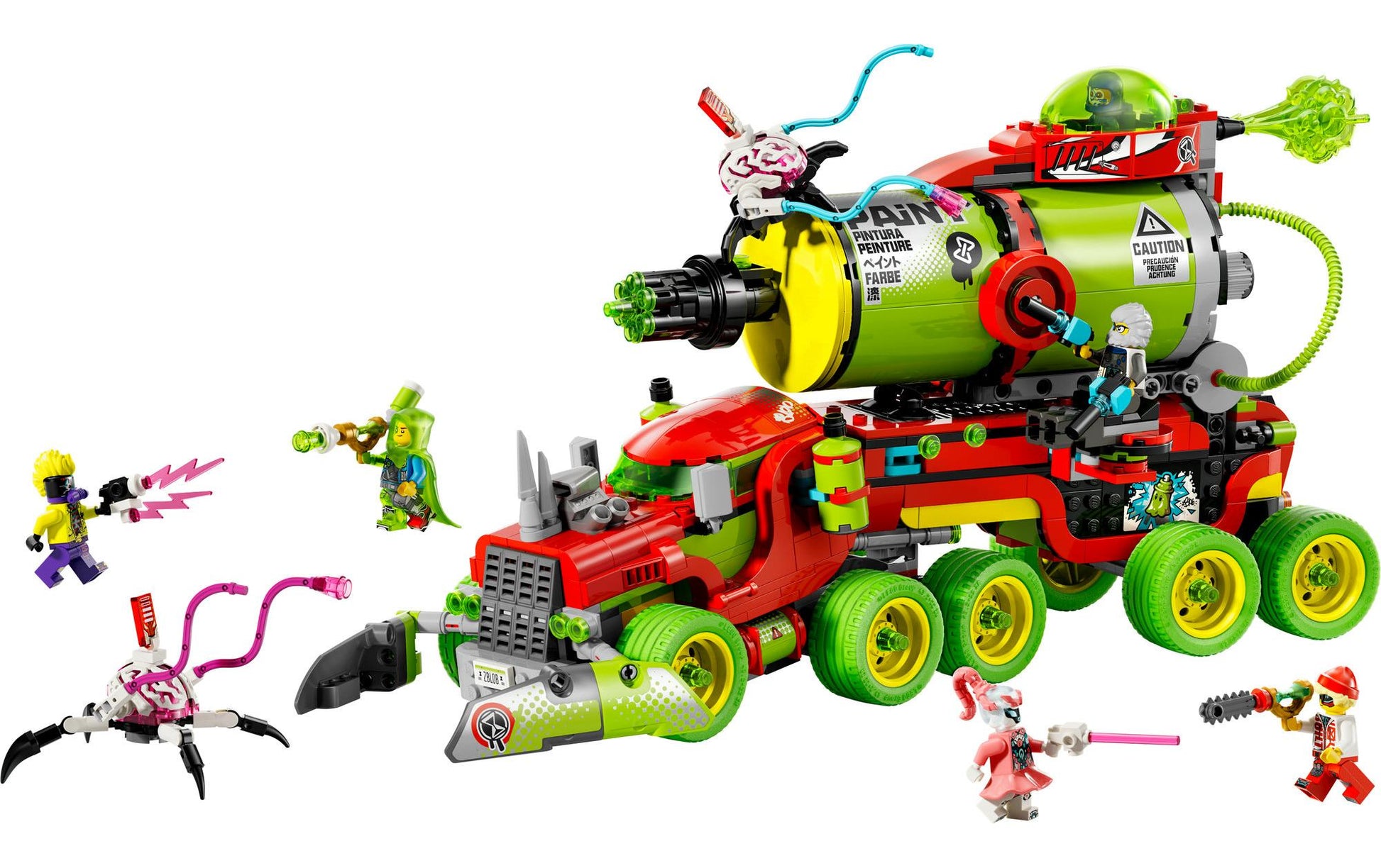LEGO DREAMZzz Bauset Mateos Sprühdosen-Truck – 929-teilig – 28,2 × 7,9 × 54 cm – ab 9 J.