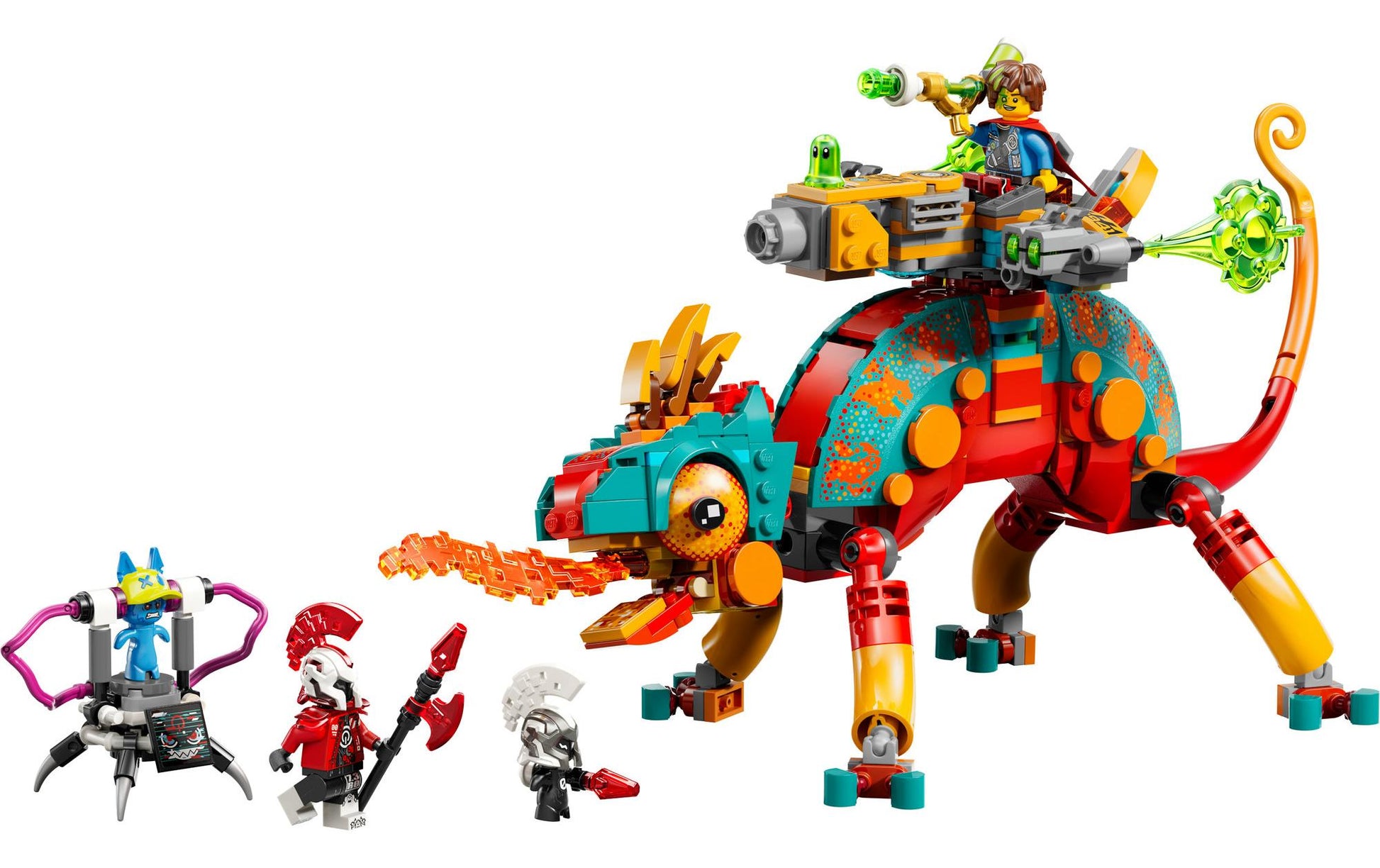 LEGO 3D Puzzle Mateos Feuer-Chamäleon – 443 Teile – 22,2 × 6,2 × 26,2 cm – ab 7 J.