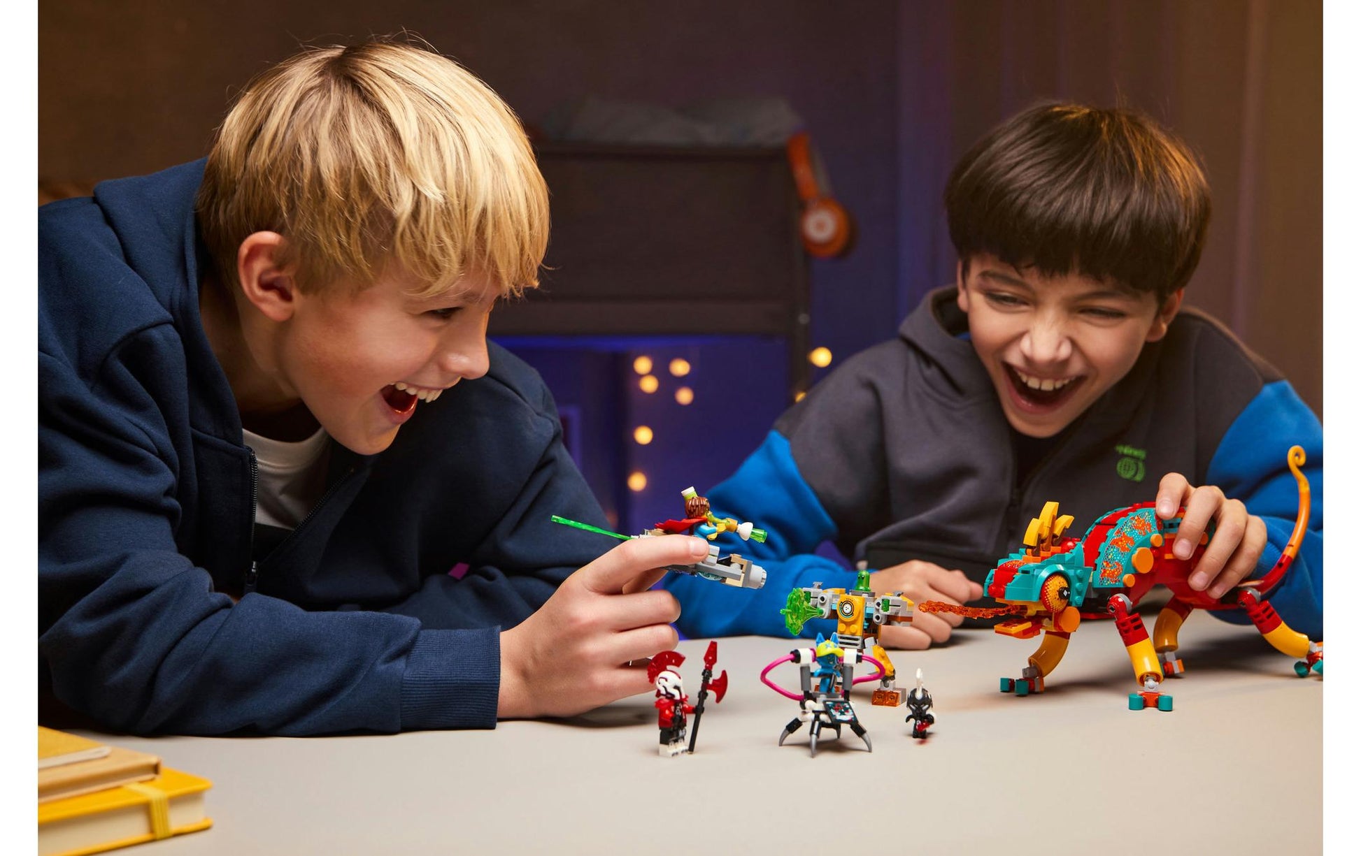 LEGO 3D Puzzle Mateos Feuer-Chamäleon – 443 Teile – 22,2 × 6,2 × 26,2 cm – ab 7 J.
