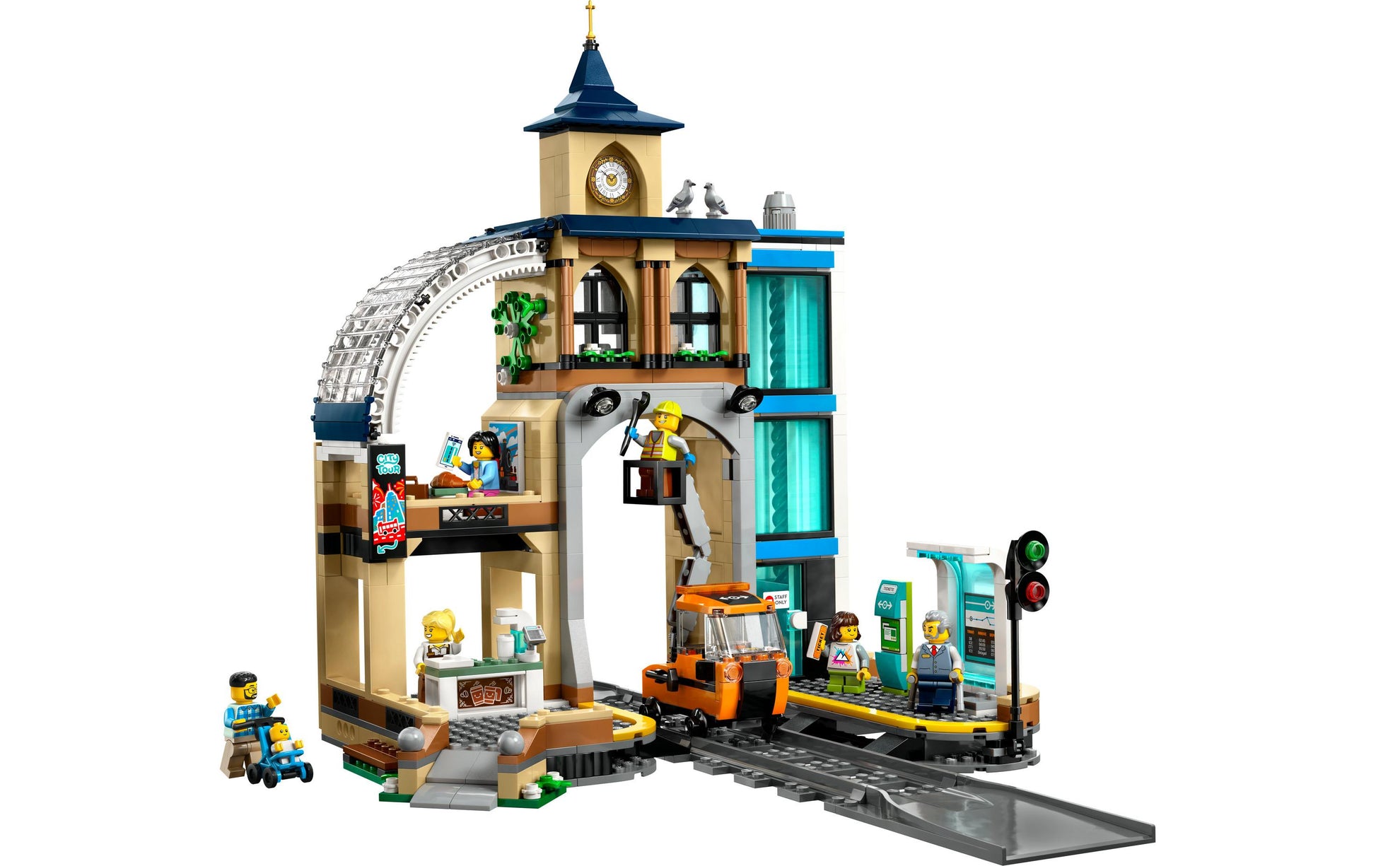 LEGO Hauptbahnhof – City – 752-teilig – 35,4 × 9,4 × 37,8 cm – ab 7 J.