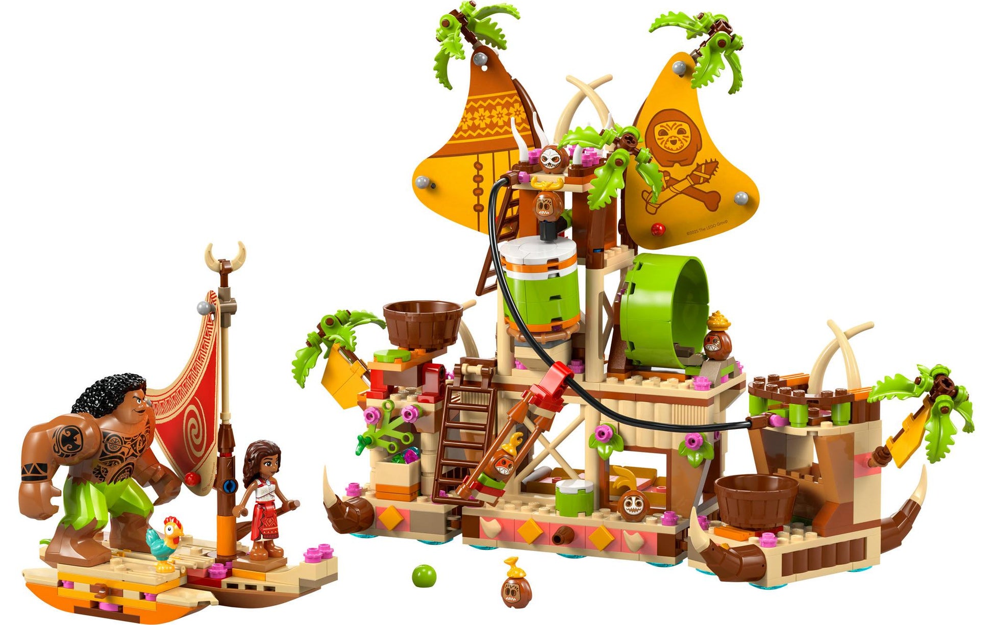 LEGO Kakamora-Barke 43258 Bauset – Disney Princess – 572-teilig – 28,2 × 6,1 × 45,6 cm – ab 7 J.
