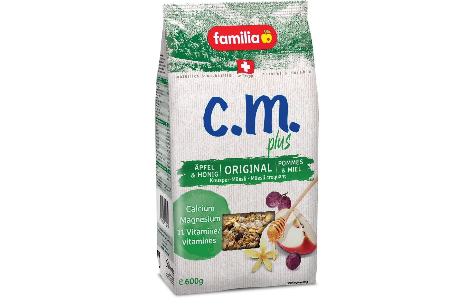 Familia CM Plus Original Müesli – Früchte & Beeren – 600 g