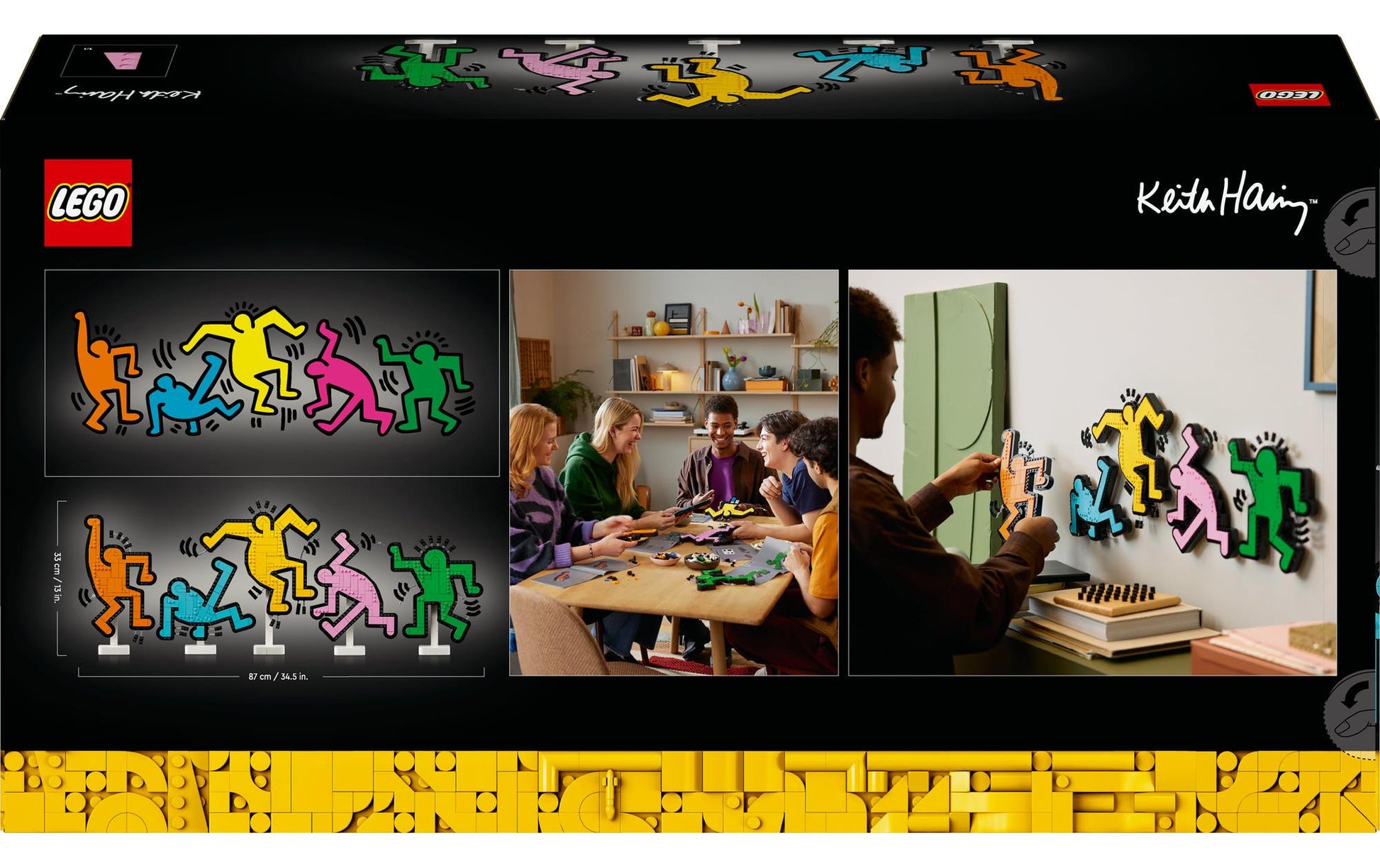 LEGO Puzzle Keith Haring – 1773 Teile – 28,2 × 11,8 cm – ab 18 Jahren