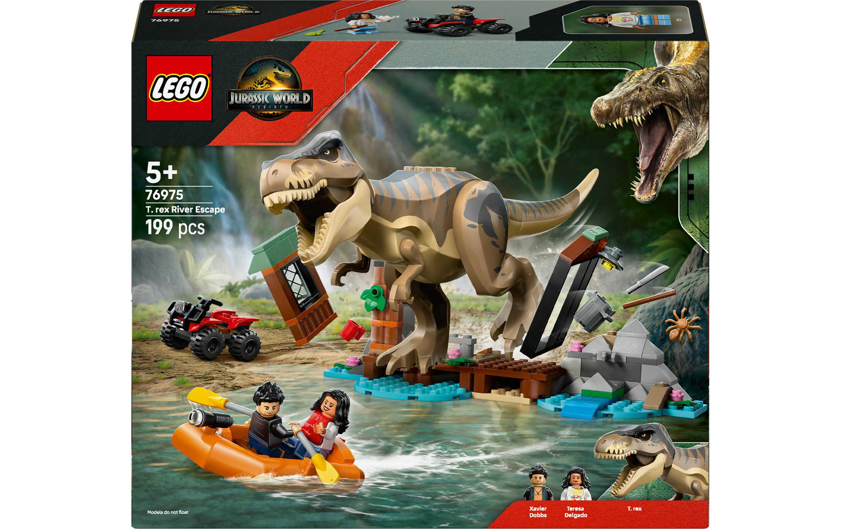 LEGO 76975 Bauset – Jurassic World – 199-teilig – 22,2 × 6,2 × 26,2 cm – ab 5 Jahren