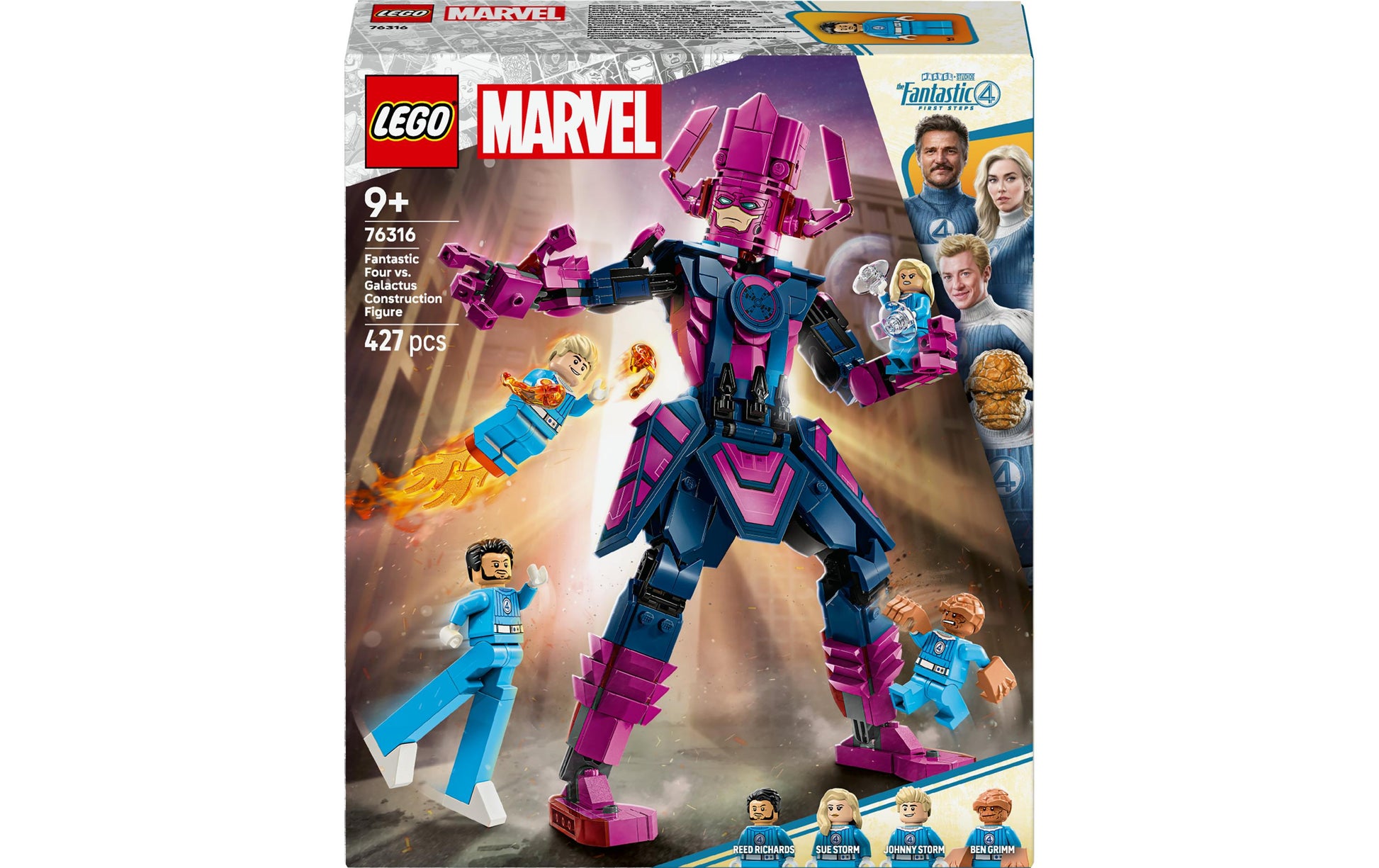 LEGO 76316 Galactus Baufigur – Marvel – 427-teilig – 26,2×6,2×22,2 cm – ab 9 J.