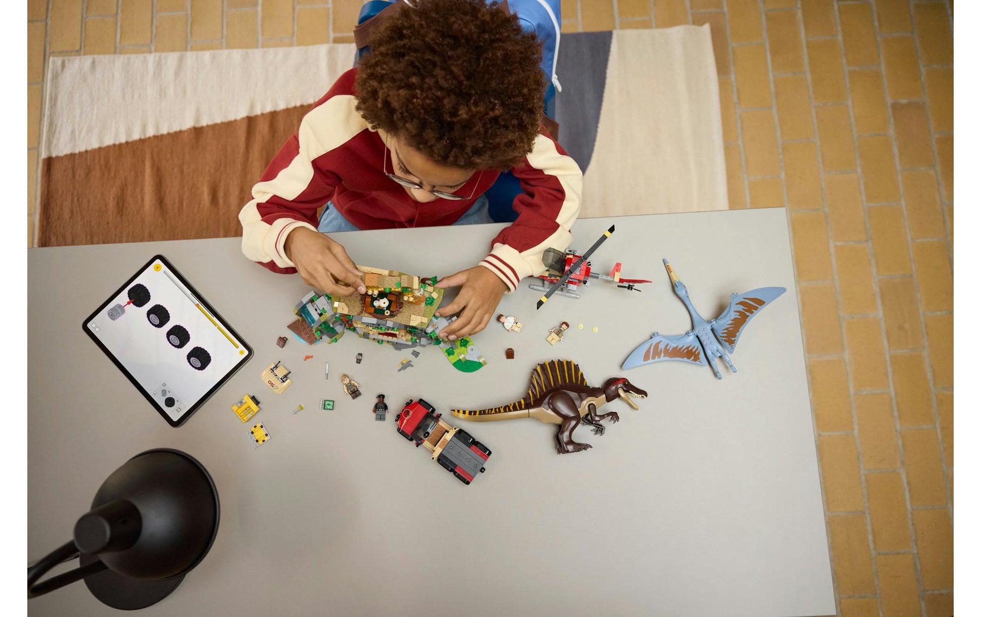 LEGO 76976 Bauset – Jurassic World Hubschrauber – 984-teilig – 37,8 × 7,1 × 48 cm – ab 8 Jahren