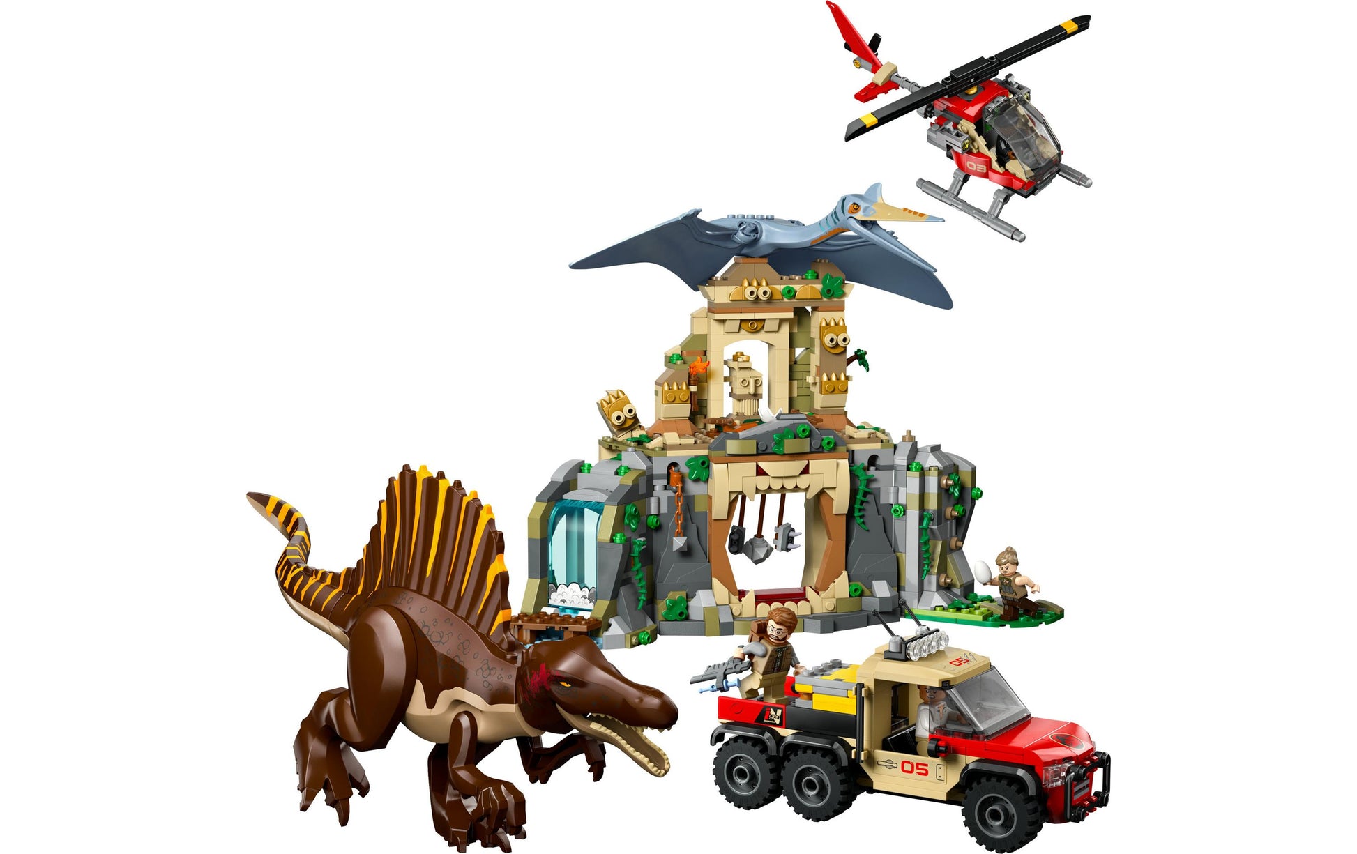 LEGO 76976 Bauset – Jurassic World Hubschrauber – 984-teilig – 37,8 × 7,1 × 48 cm – ab 8 Jahren