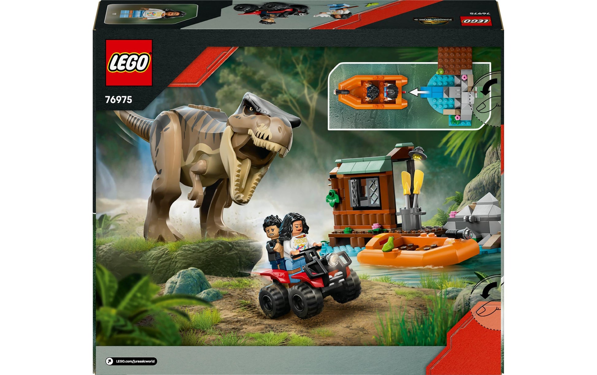 LEGO 76975 Bauset – Jurassic World – 199-teilig – 22,2 × 6,2 × 26,2 cm – ab 5 Jahren