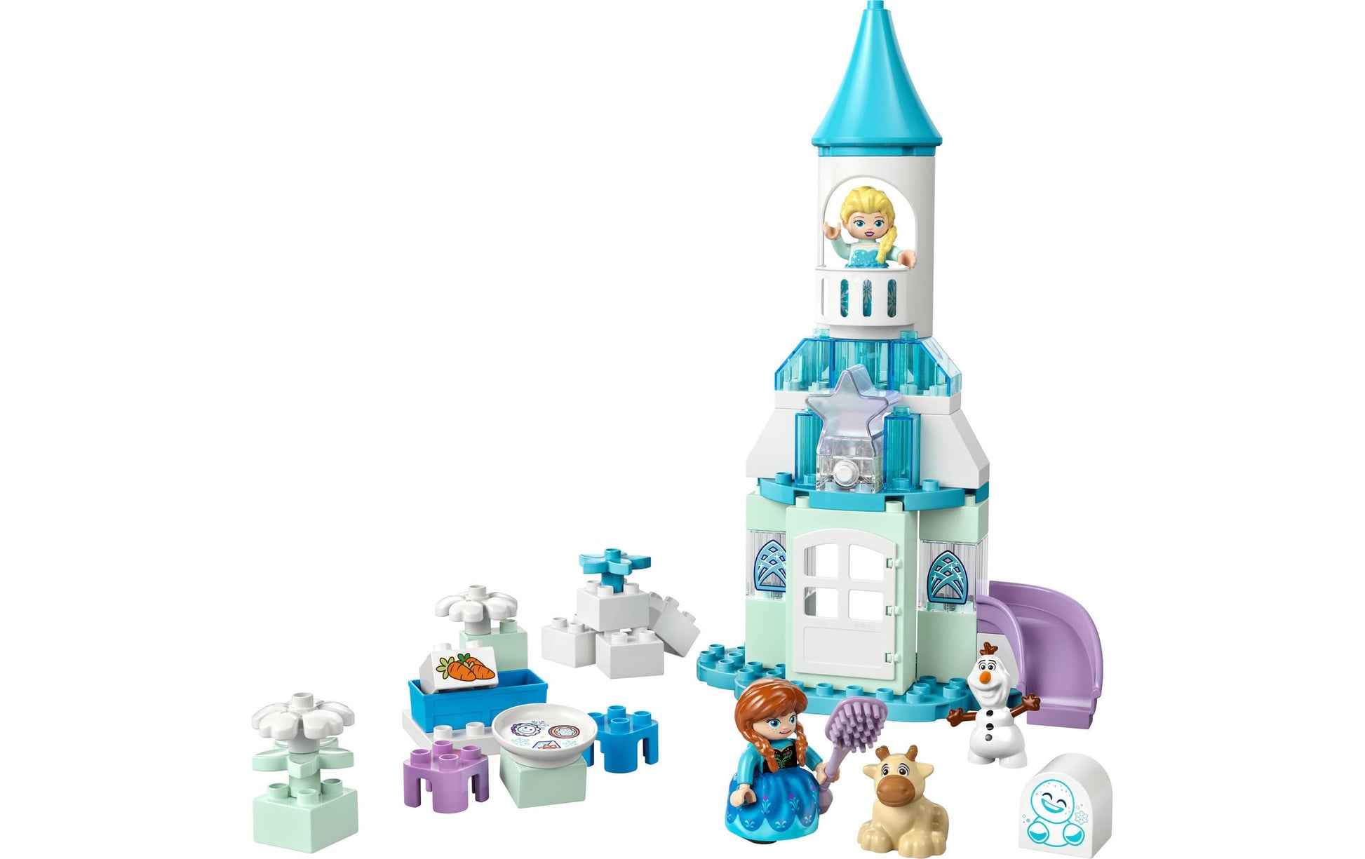LEGO DUPLO Annas und Elsas Party im Eispalast 3D-Puzzle – 54-teilig – 37,8 × 7,1 × 35,4 cm – ab 2 J.