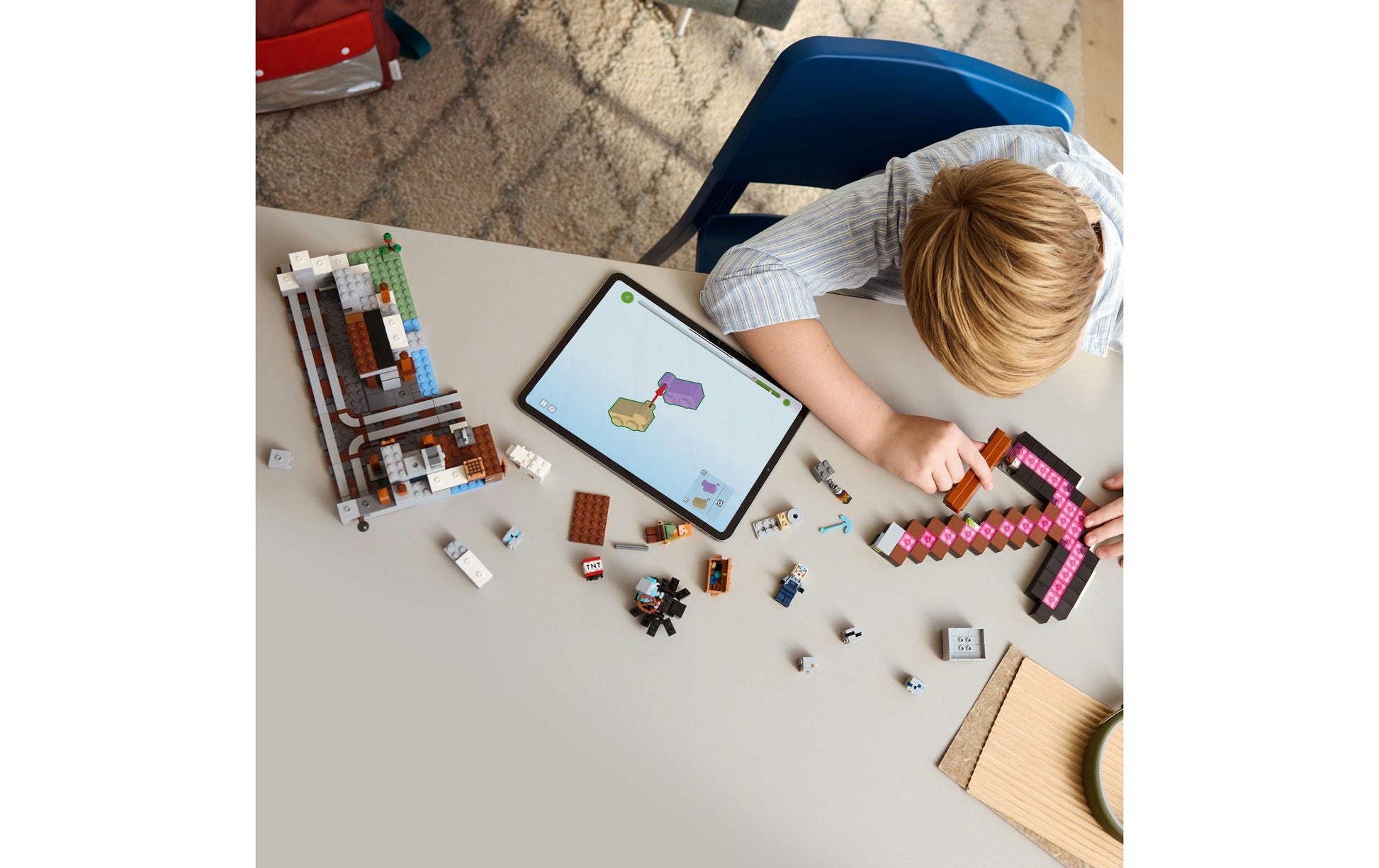 LEGO 3D Puzzle Minecraft – 530 Teile – 26,2×7,6×28,2 cm – ab 8 Jahren