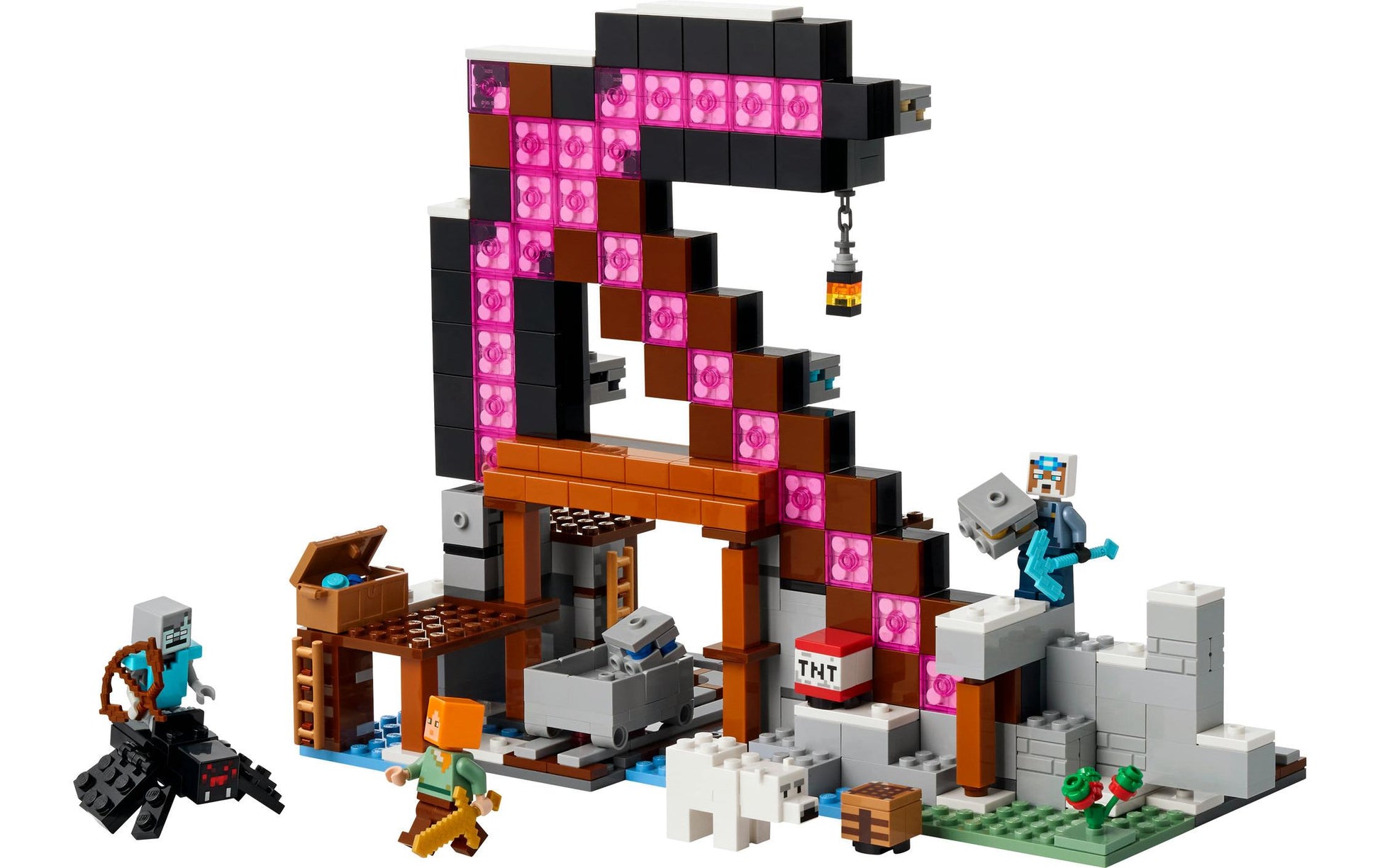 LEGO 3D Puzzle Minecraft – 530 Teile – 26,2×7,6×28,2 cm – ab 8 Jahren