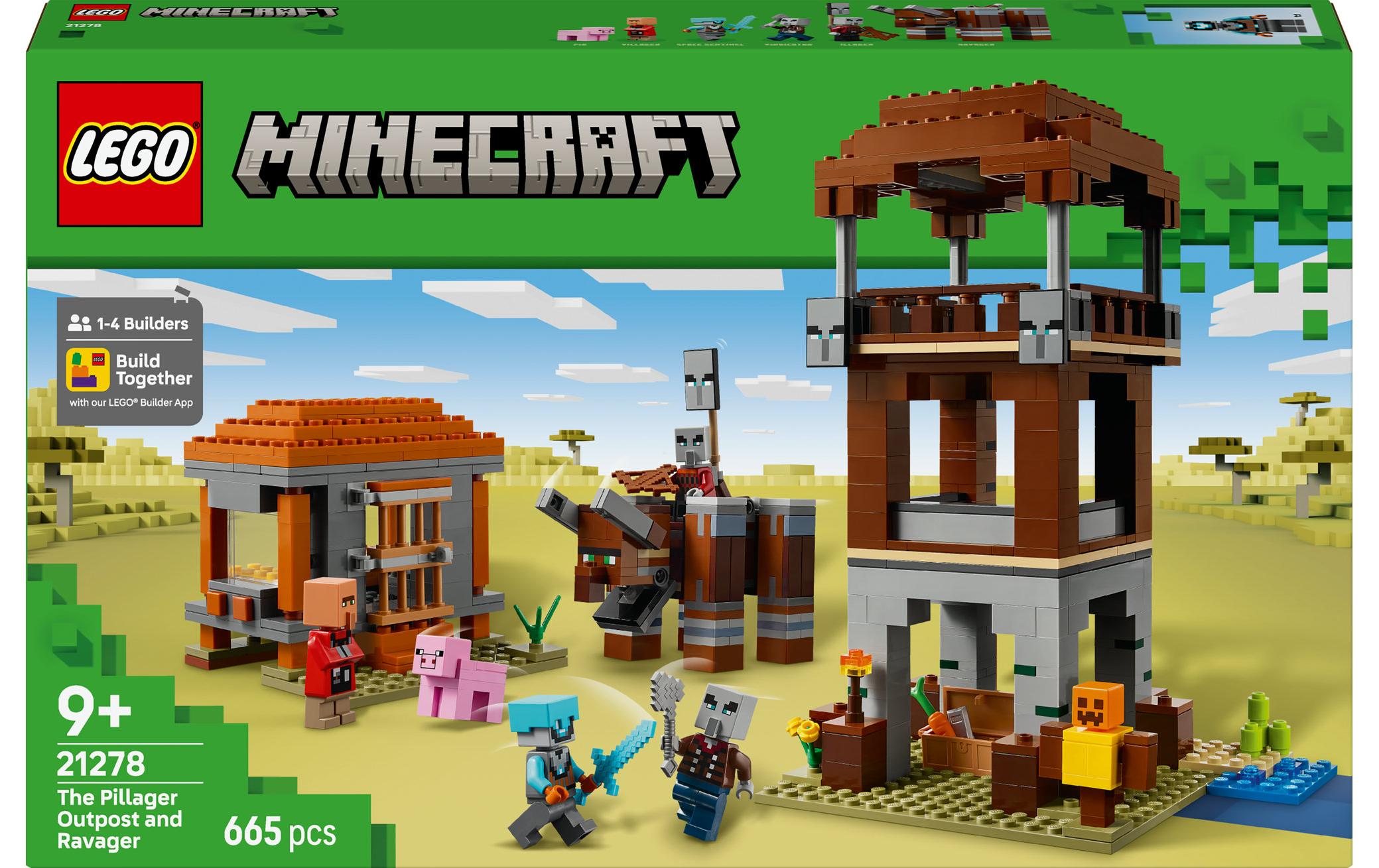 LEGO Minecraft Set – 665-teilig – ab 9 Jahren