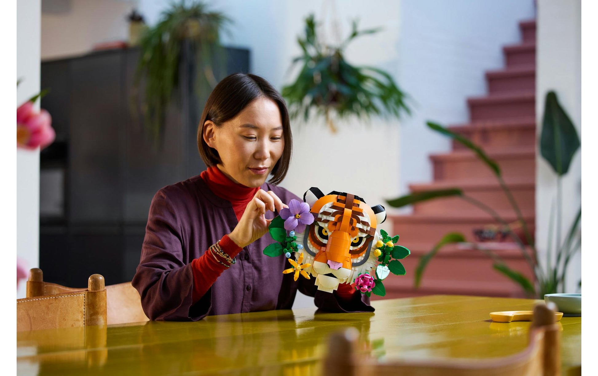 LEGO Fauna Kollektion Tiger Puzzle – 744 Teile – 26,2 × 7,1 cm – ab 18 Jahren